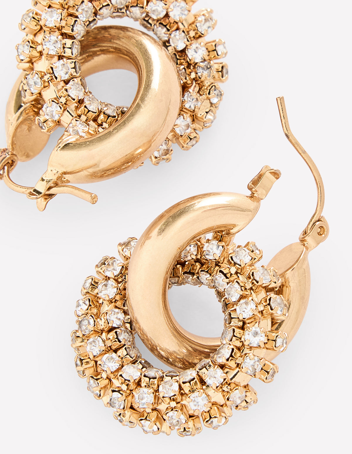 Sparkle Jewel Hoops-Gold-4