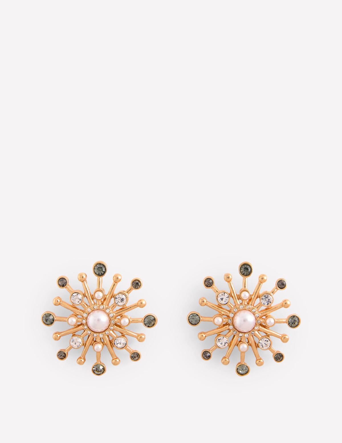 Grandes boucles d'oreilles célestes-Or-2