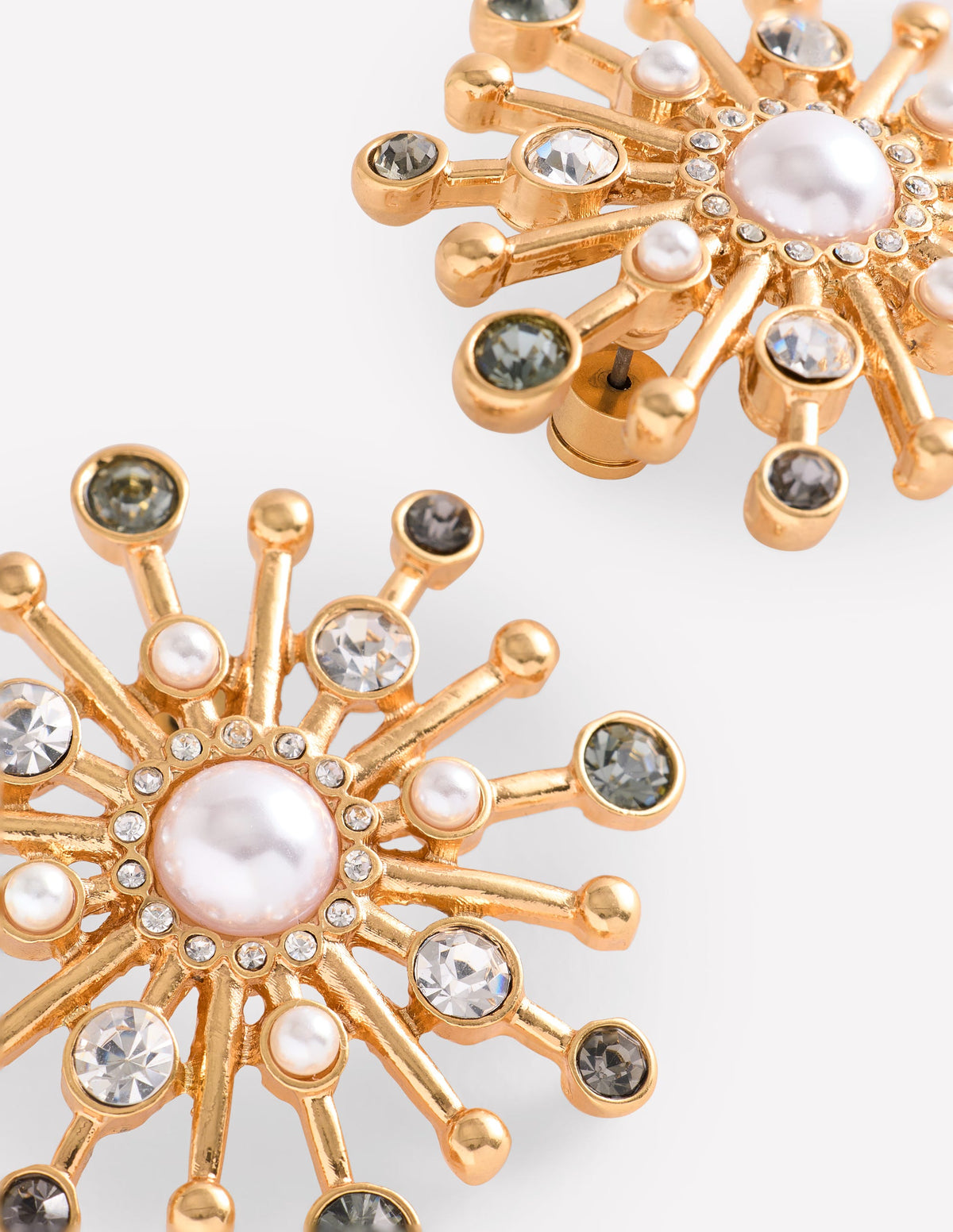 Grandes boucles d'oreilles célestes-Or - Image 3