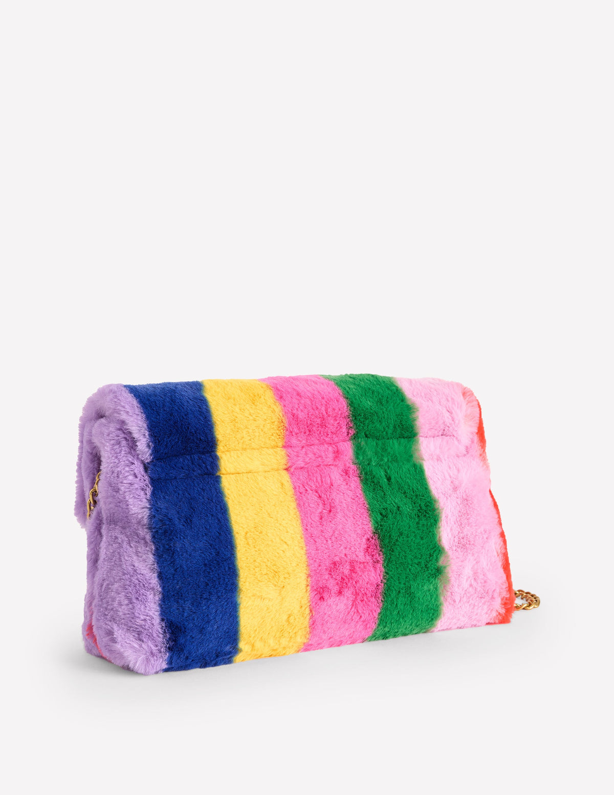 Kunstfelltasche mit Streifen-Arctic-3