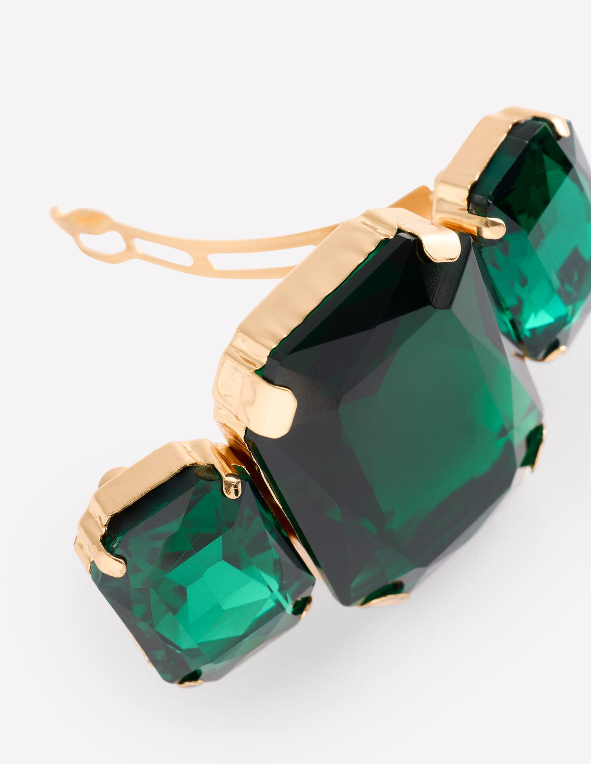Haarspange mit großem Schmuckstein-Aquamarine - Image 3