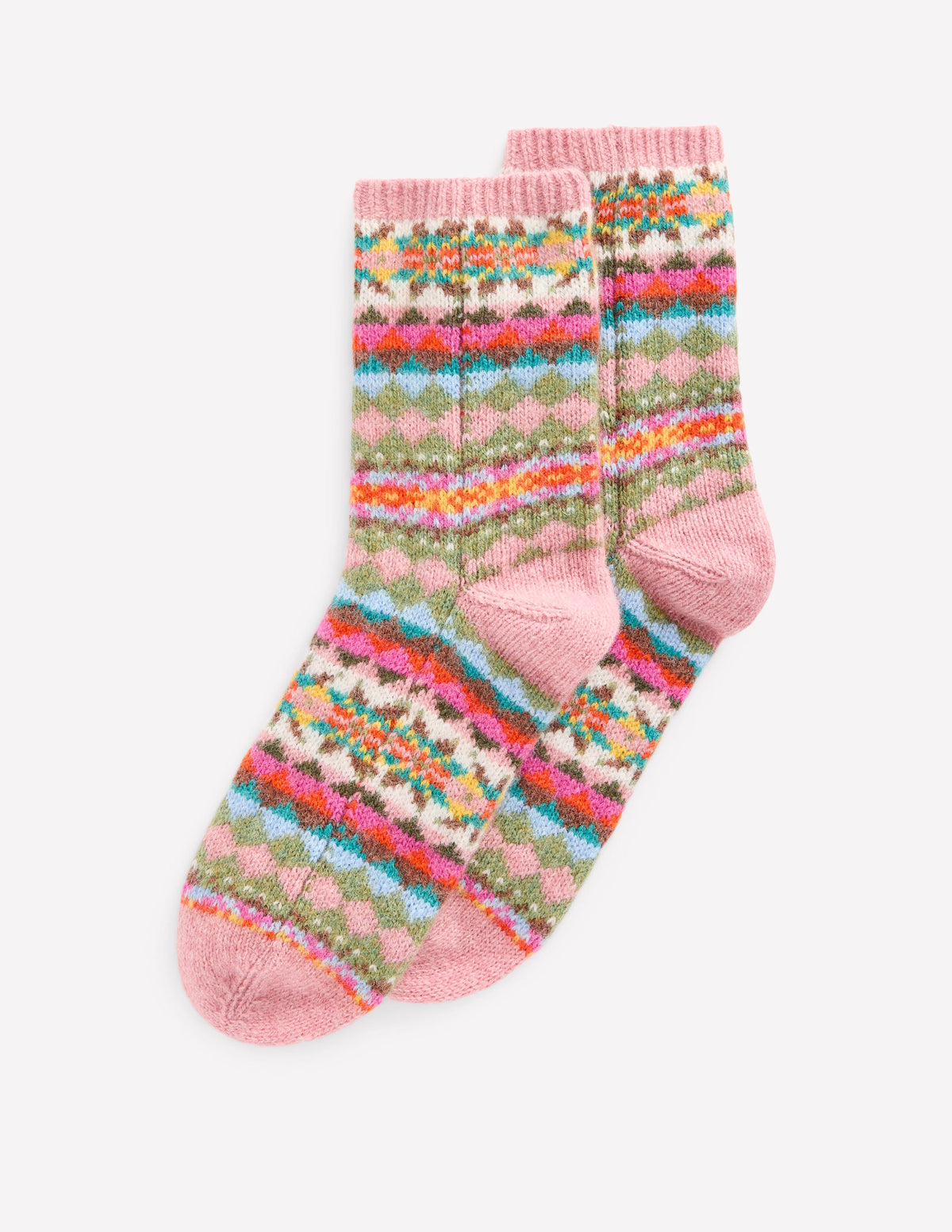 Chaussettes cosy à motif jacquard-Motif jacquard-2