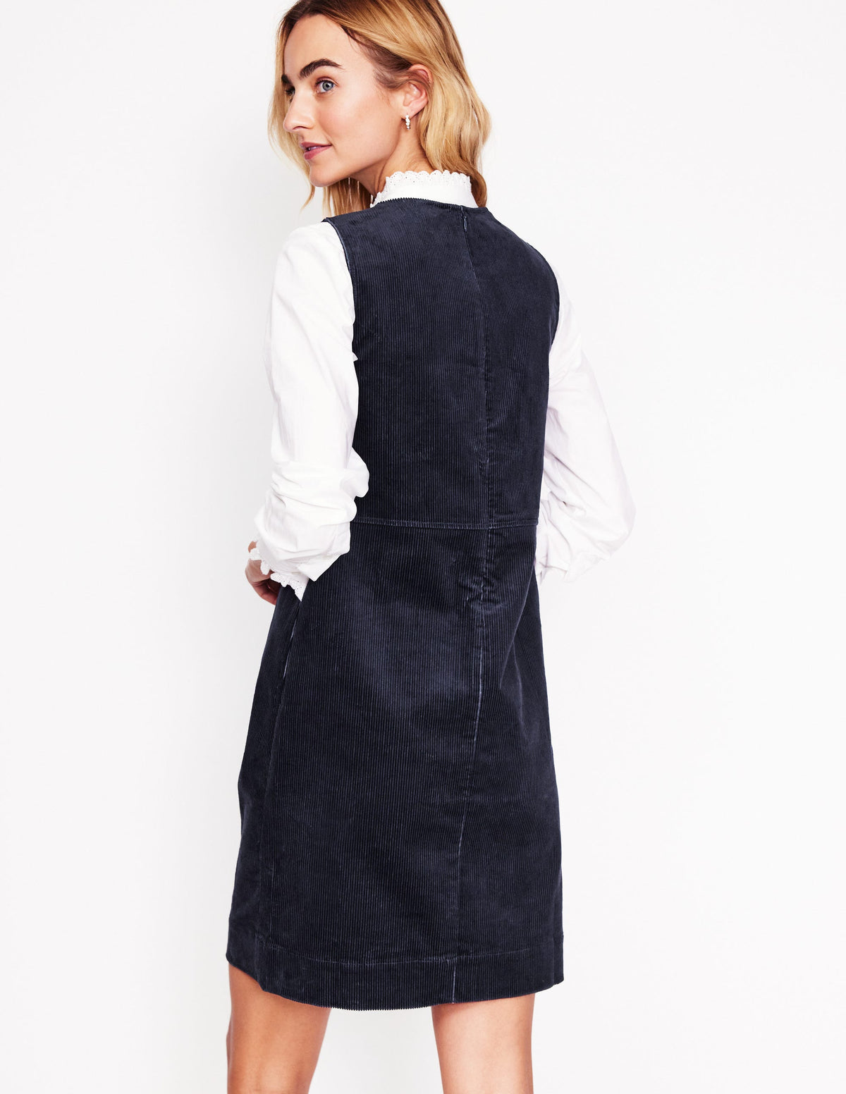 Pia Cord-Etuikleid-Aqua Marine Marl - Image 3