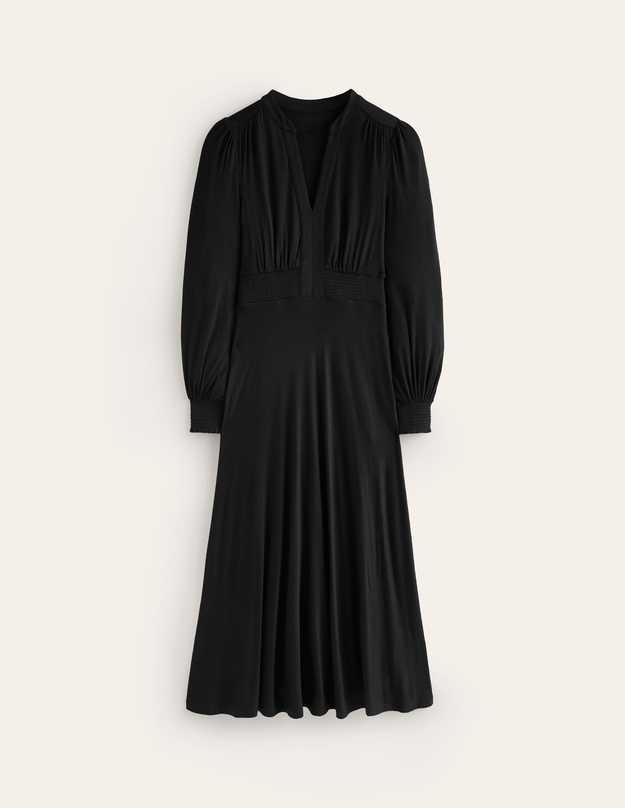 Georgia Jersey-Midikleid-Schwarz - Image 5
