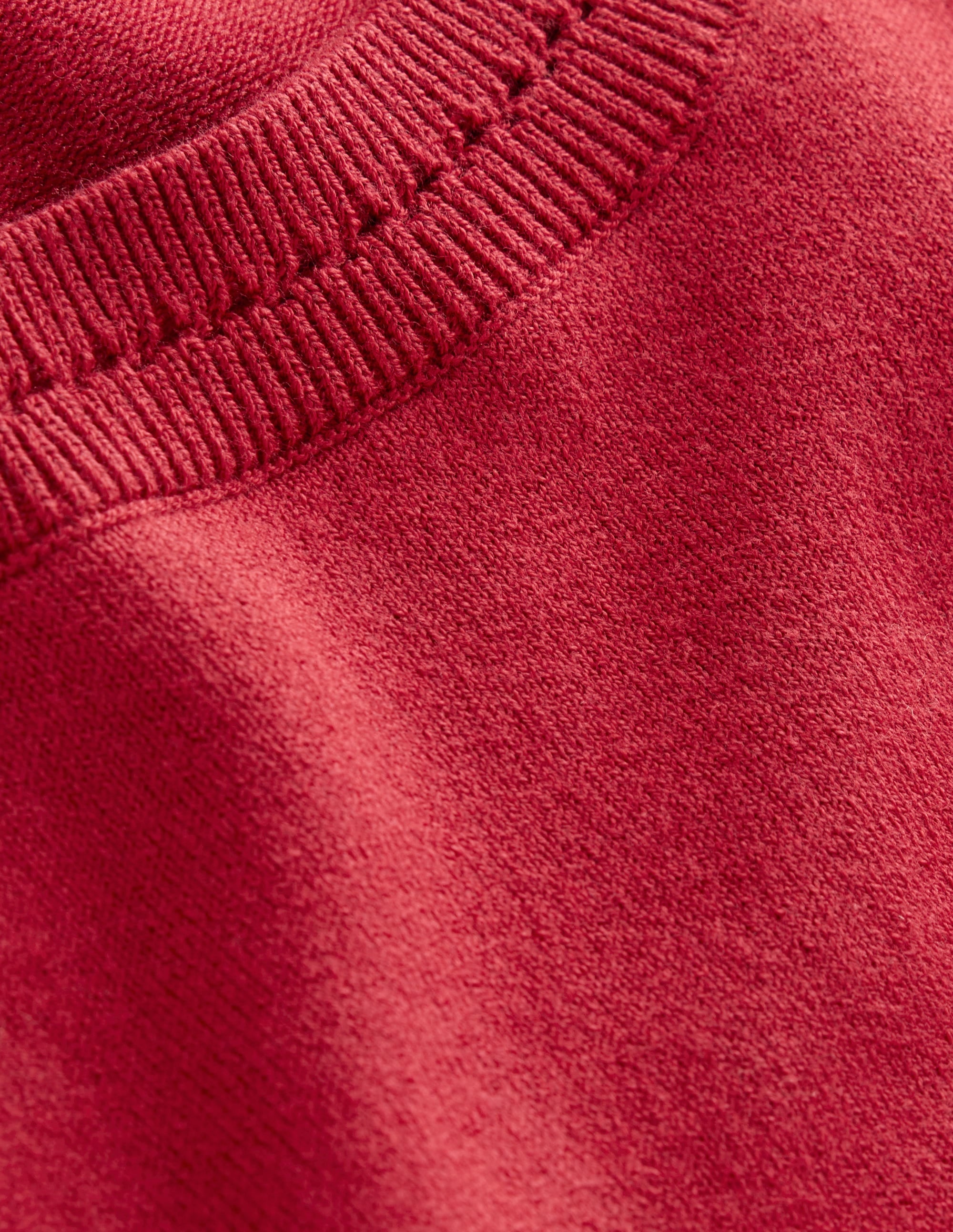 Catriona Pullover aus Baumwolle mit Rundhalsausschnitt-Rot Lakritz - Image 6