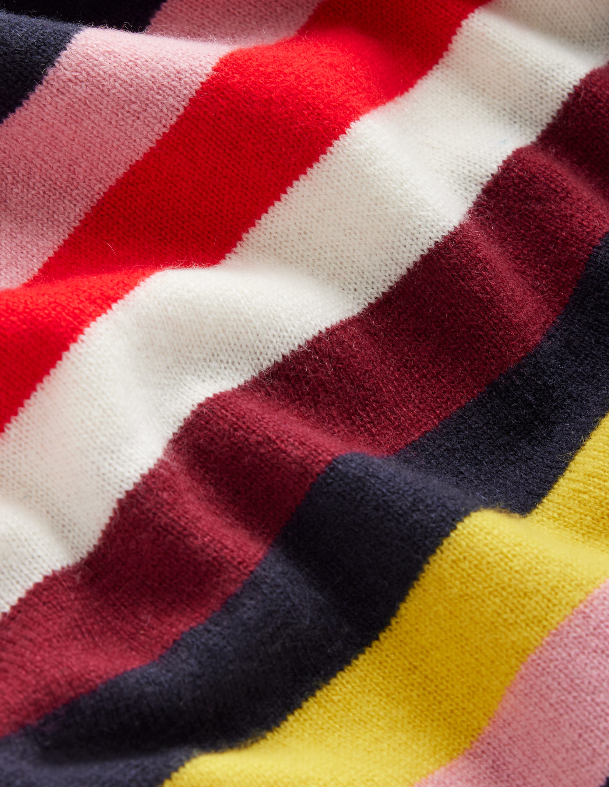 Eva Kaschmirpullover mit Rundhalsausschnitt-Marineblau, Regenbogen - Image 8