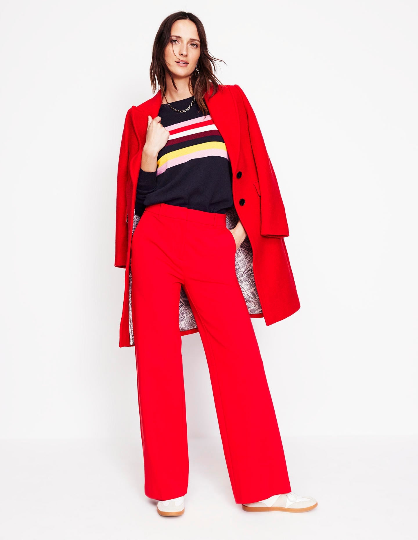 Eva Kaschmirpullover mit Rundhalsausschnitt-Marineblau, Regenbogen-4