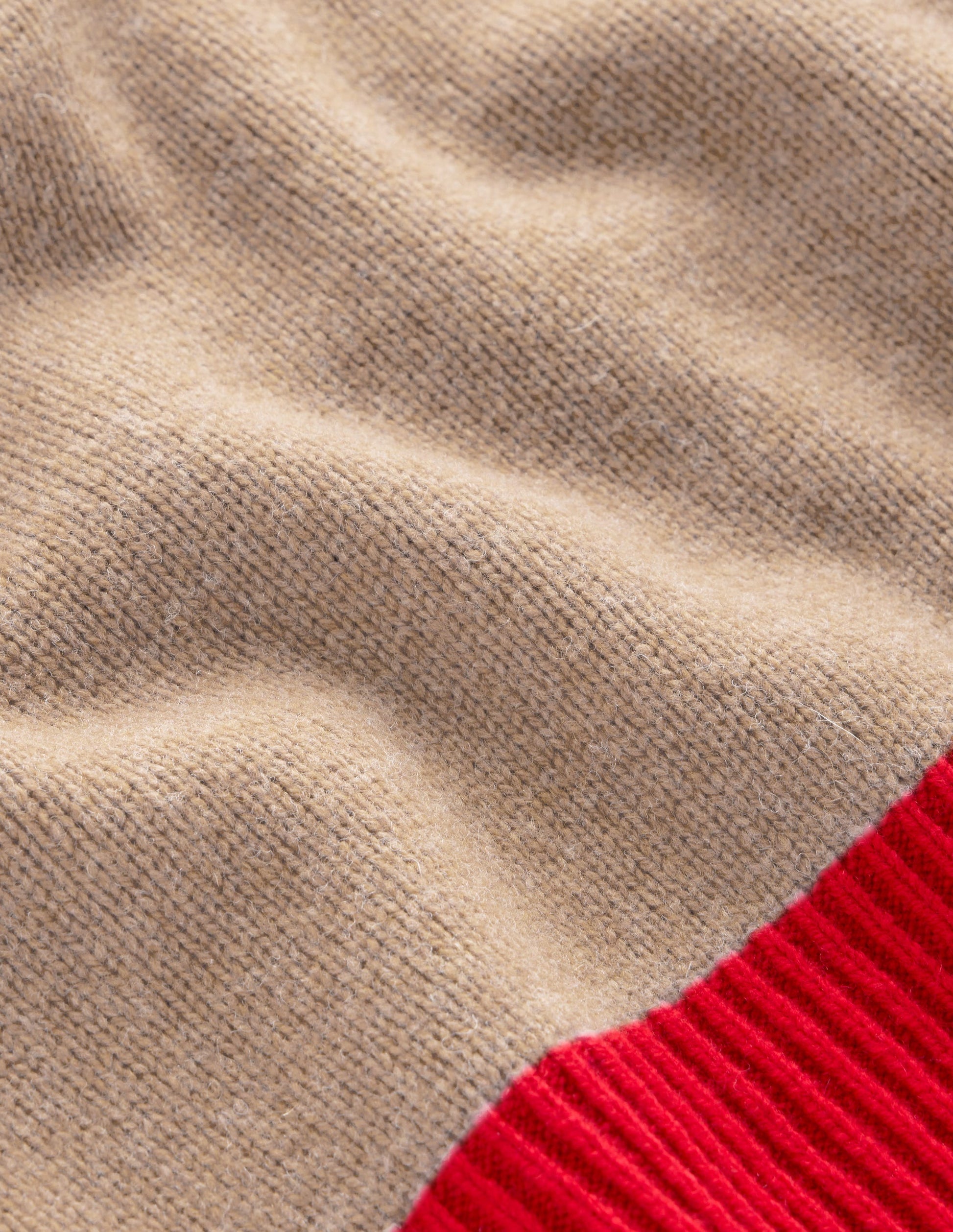 Olivia Merino-Pullover-Graubraun Meliert-8