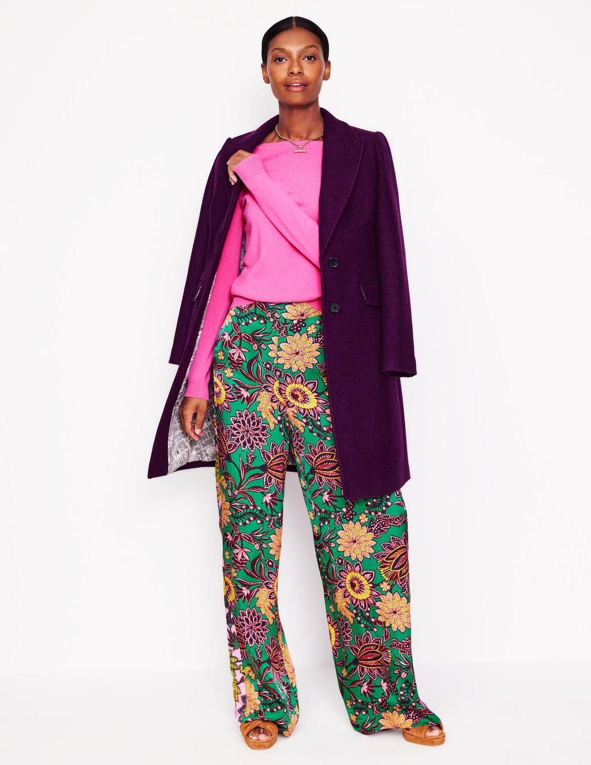 Eva Kaschmirpullover mit U-Boot-Ausschnitt-Rosa Turmalin-4