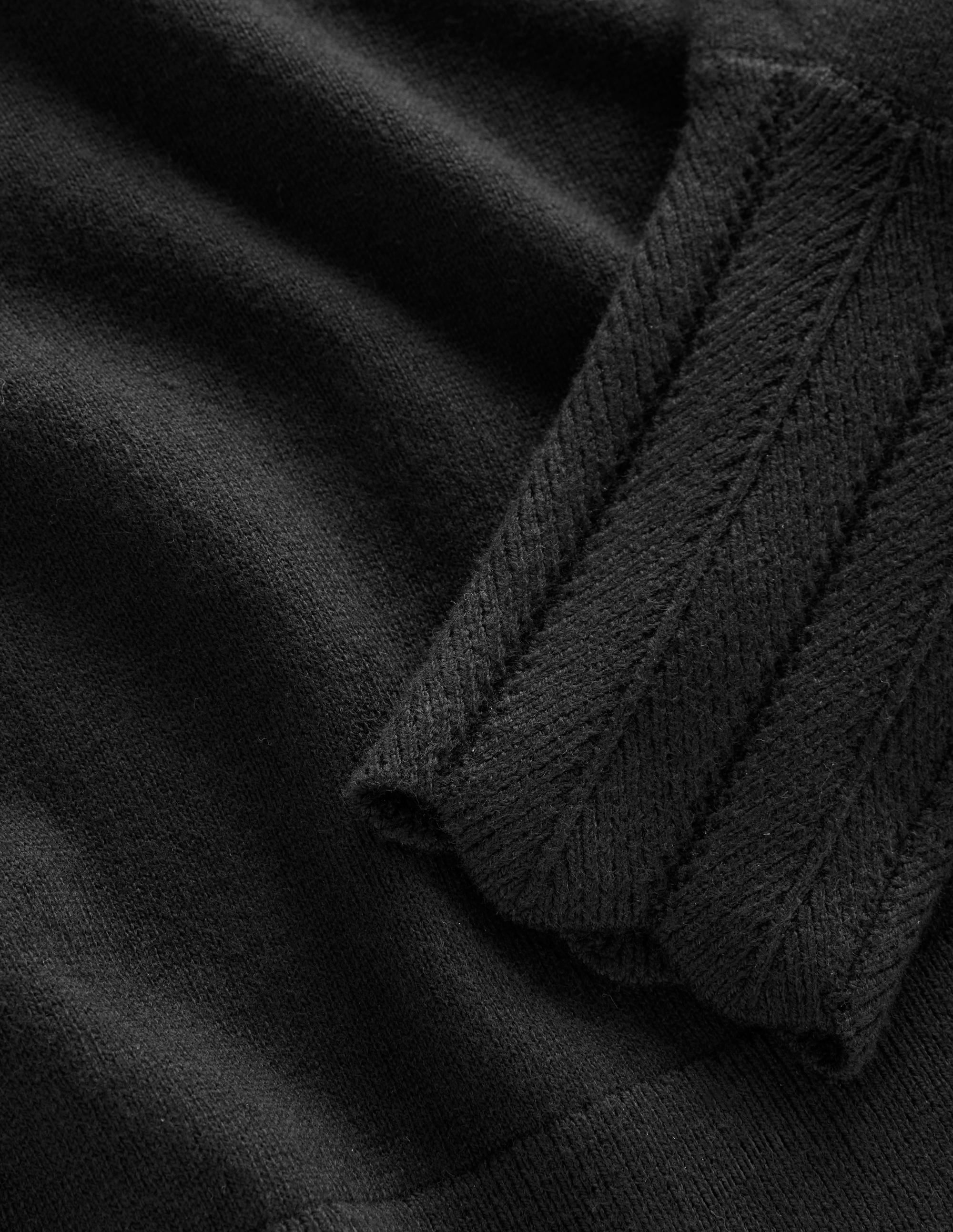 Imi Pullover mit Muschelsaum-Schwarz - Image 6