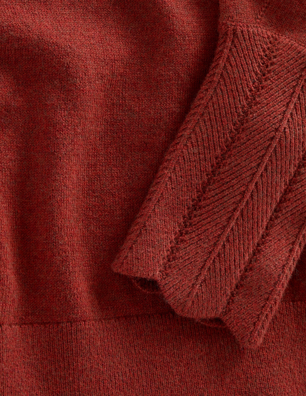 Imi Pullover mit Muschelsaum-Orange-7