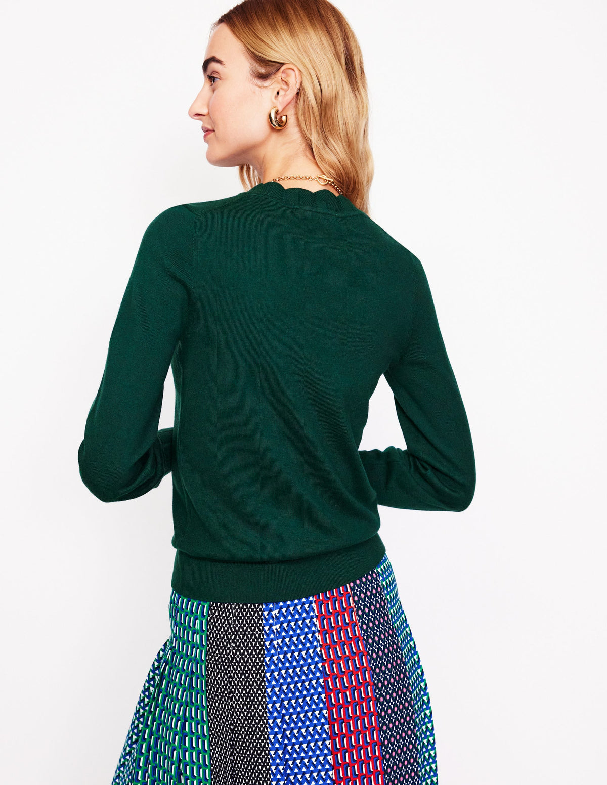 Imi Pullover mit Muschelsaum-Baltic - Image 3