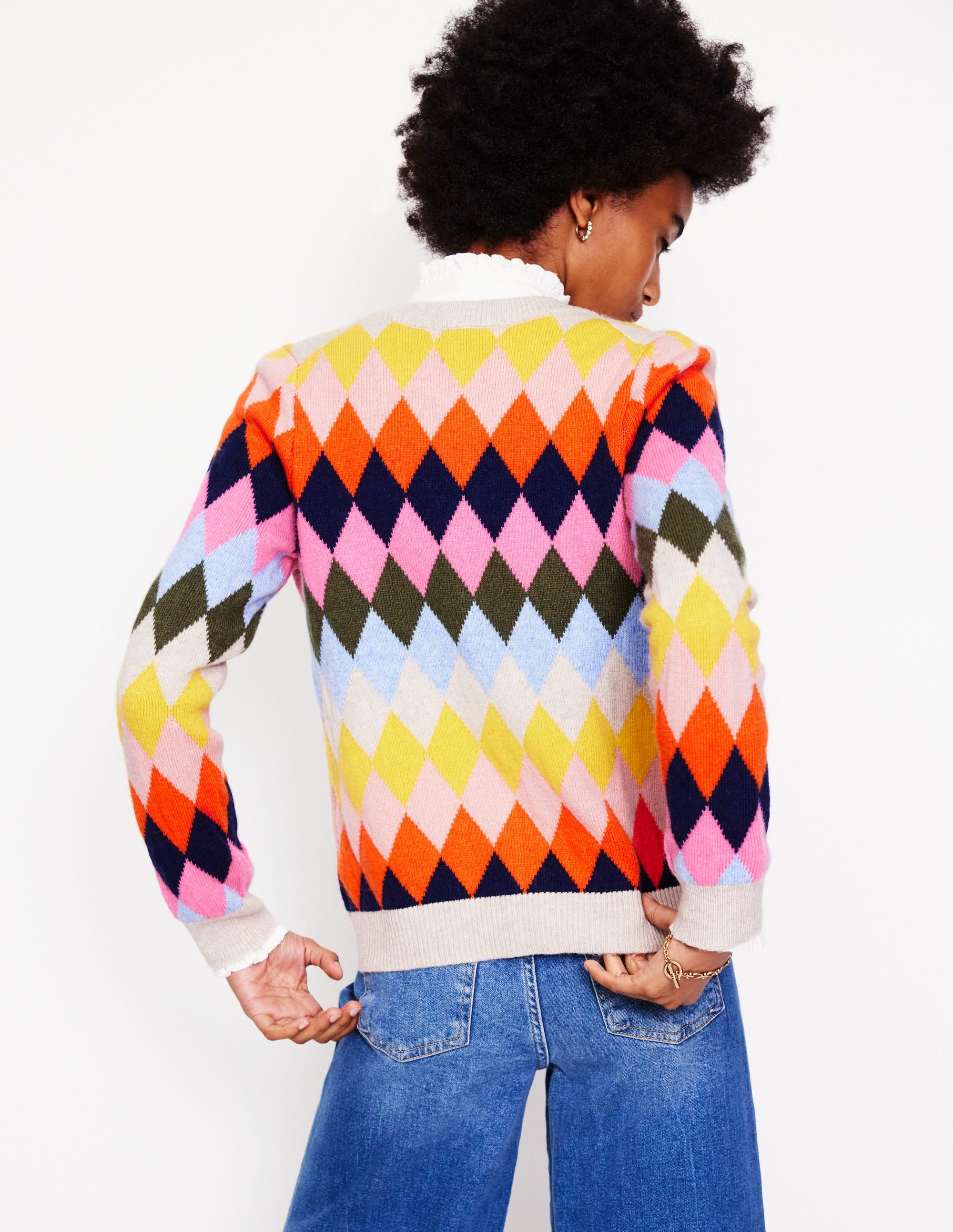 Gemusterte Strickjacke-Arctic - Image 3