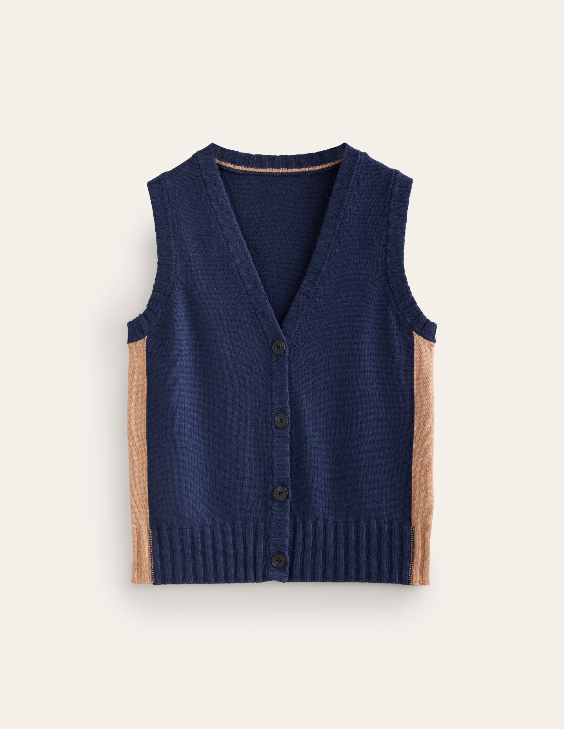 Zia Strickweste-Aqua Marine Marl-5