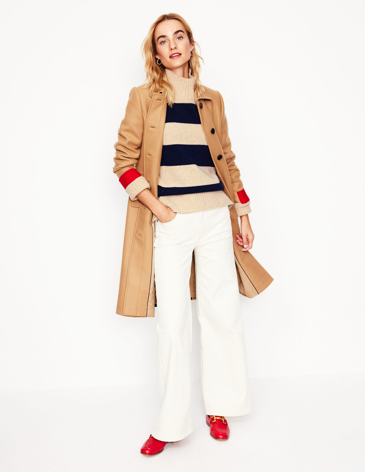 Jessica Oversize-Pullover-Chinchilla Meliert, Marineblau-5