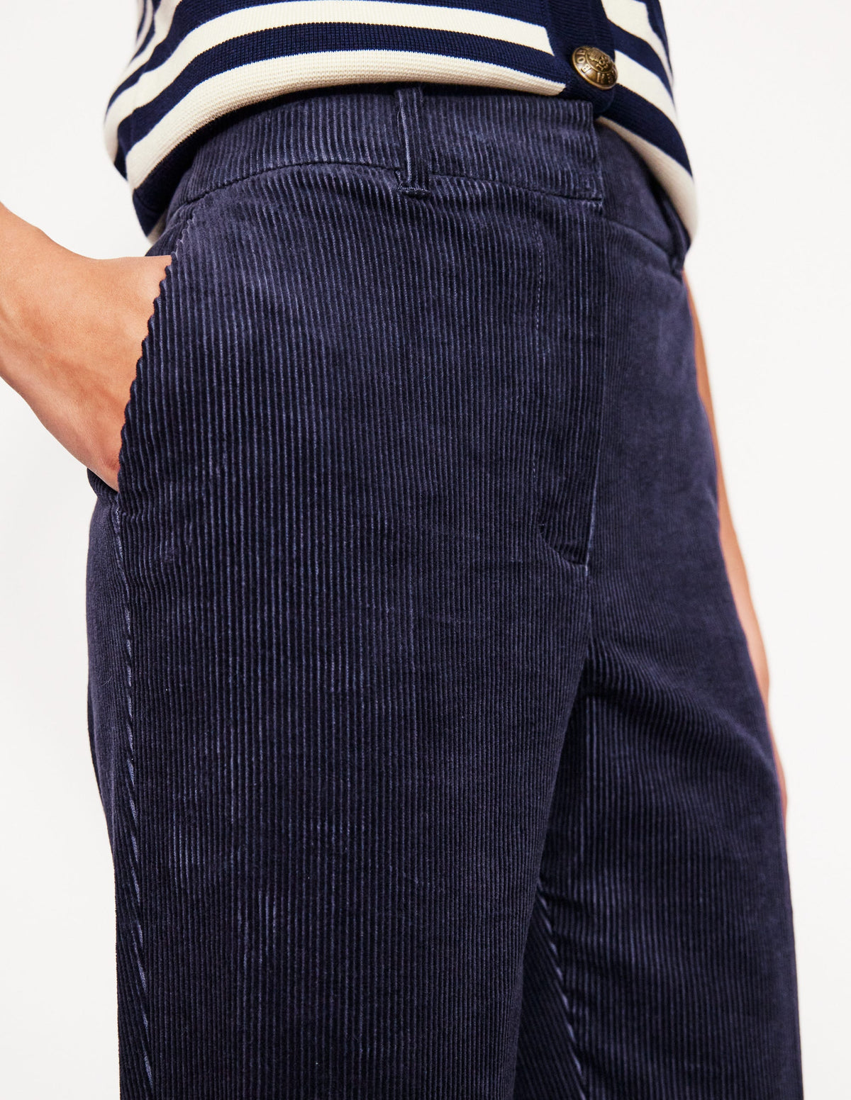 Kew Cordhose-Aqua Marine Marl-2