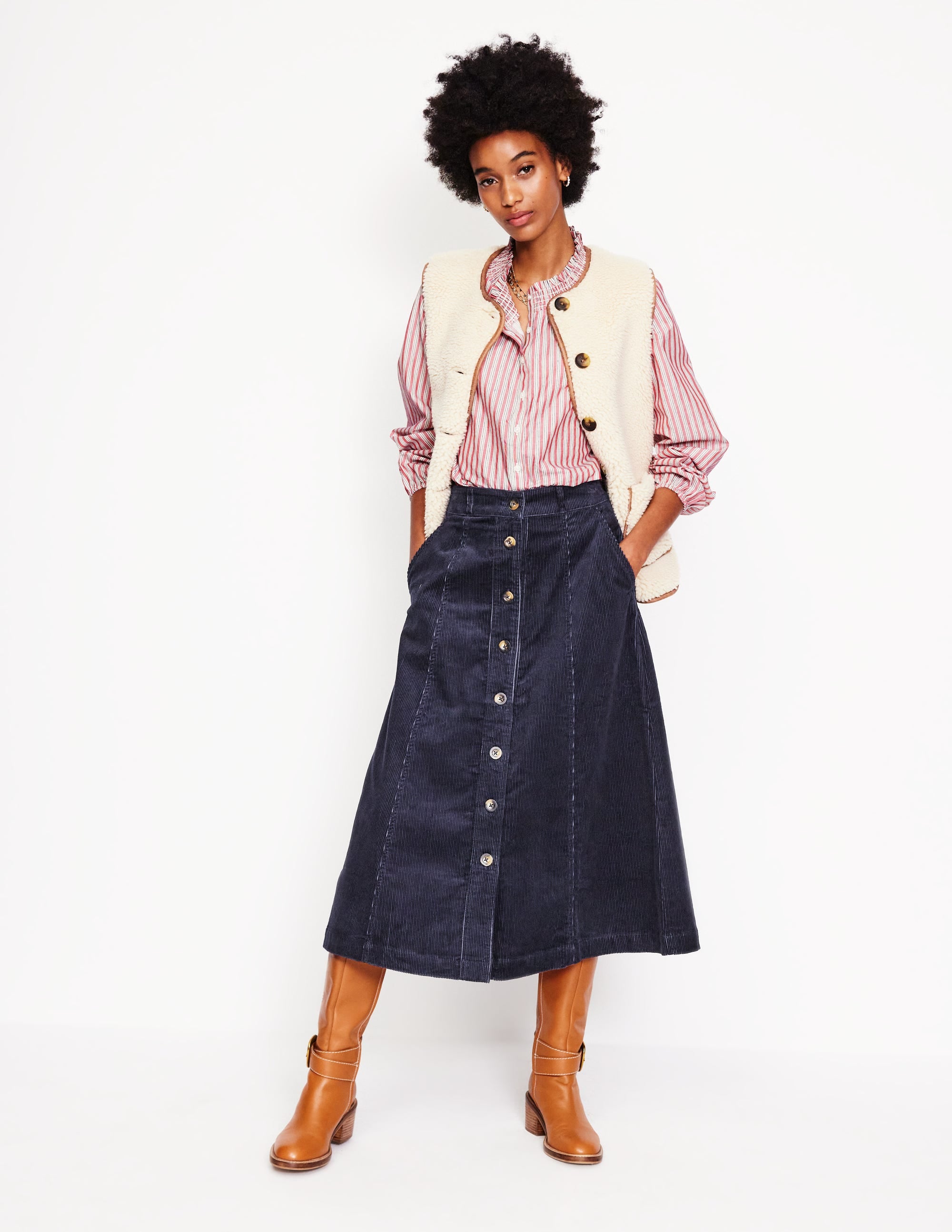 Petra Cord-Midirock-Aqua Marine Marl - Image 1