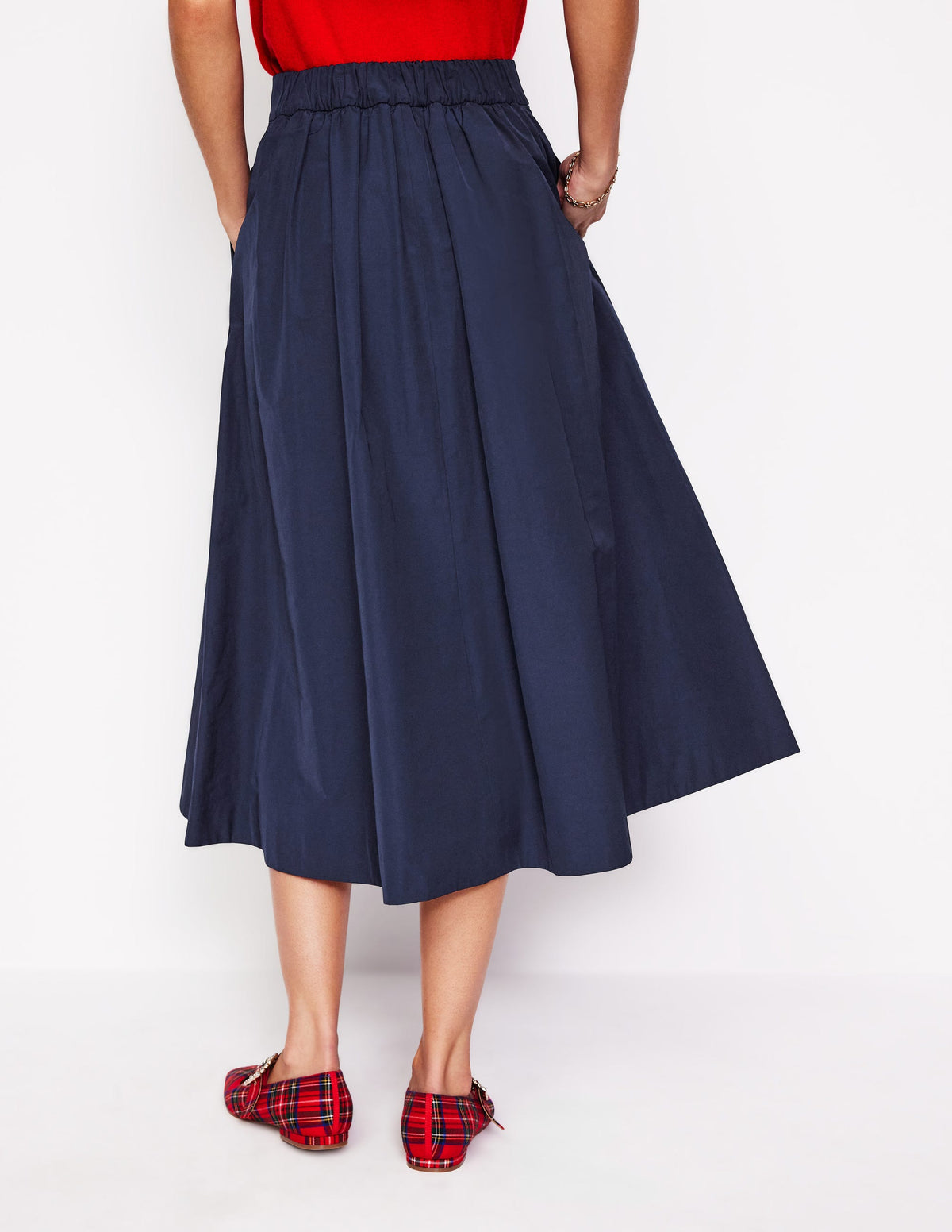 Isabella Midirock aus Taft-Aqua Marine Marl - Image 3