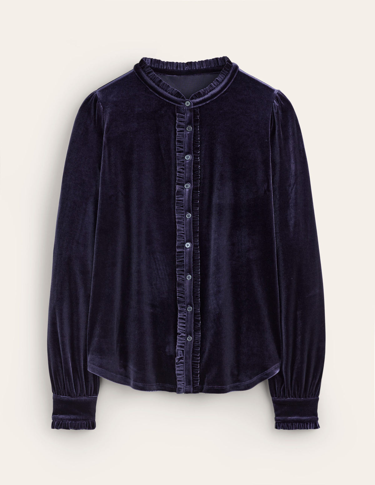 Caroline Jersey-Samthemd-Aqua Marine Marl - Image 5