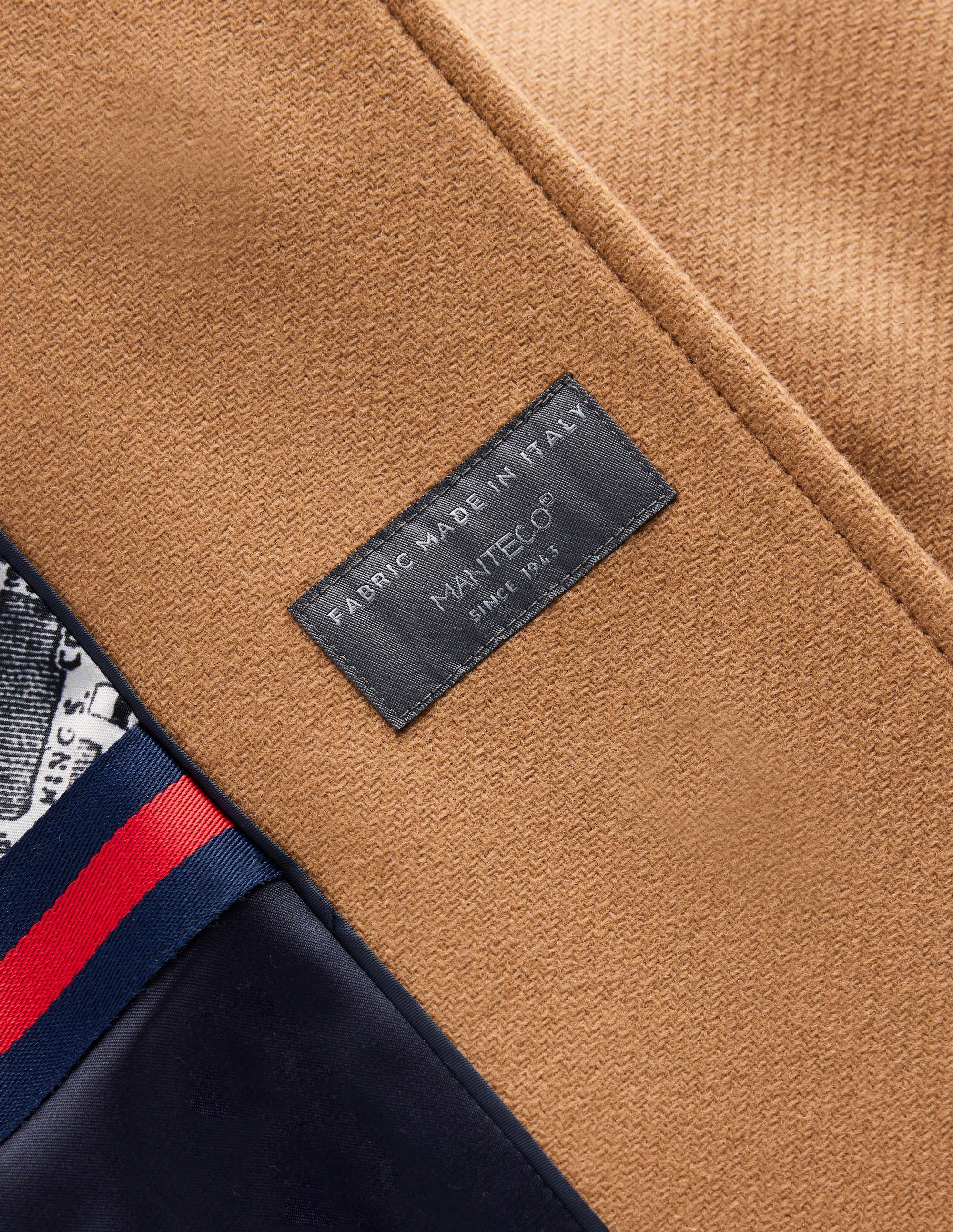 Durham Wool Blend Coat-Colourblock Camel - Image 11