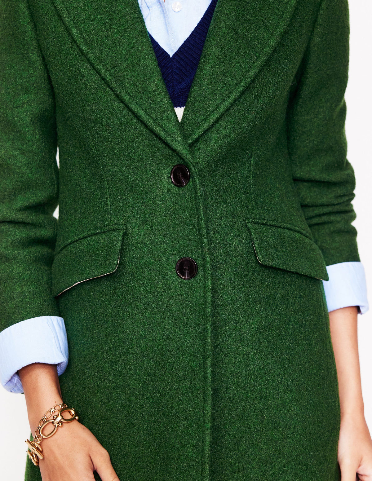 Manteau Chichester texturé-Canard-2