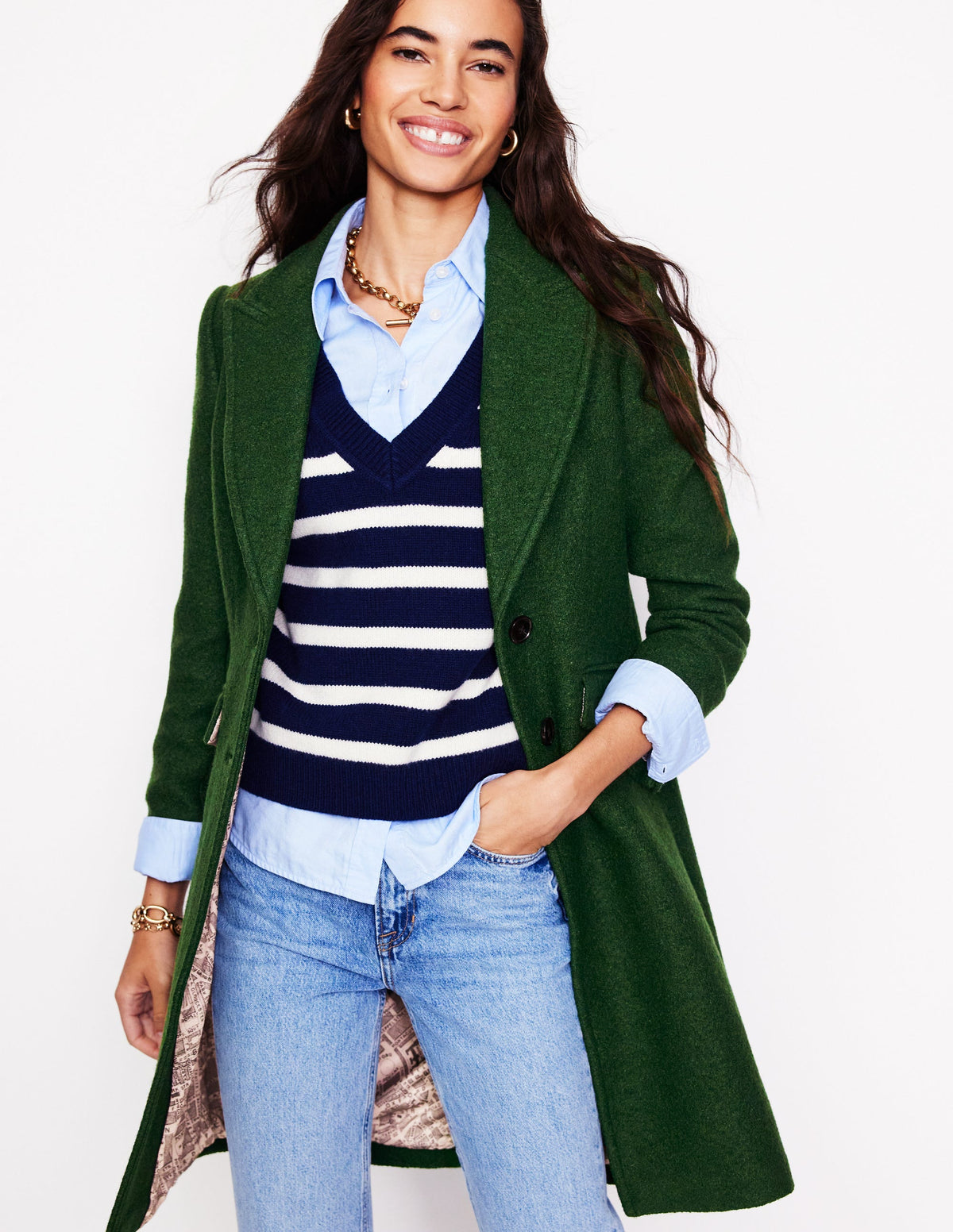 Manteau Chichester texturé-Canard-5