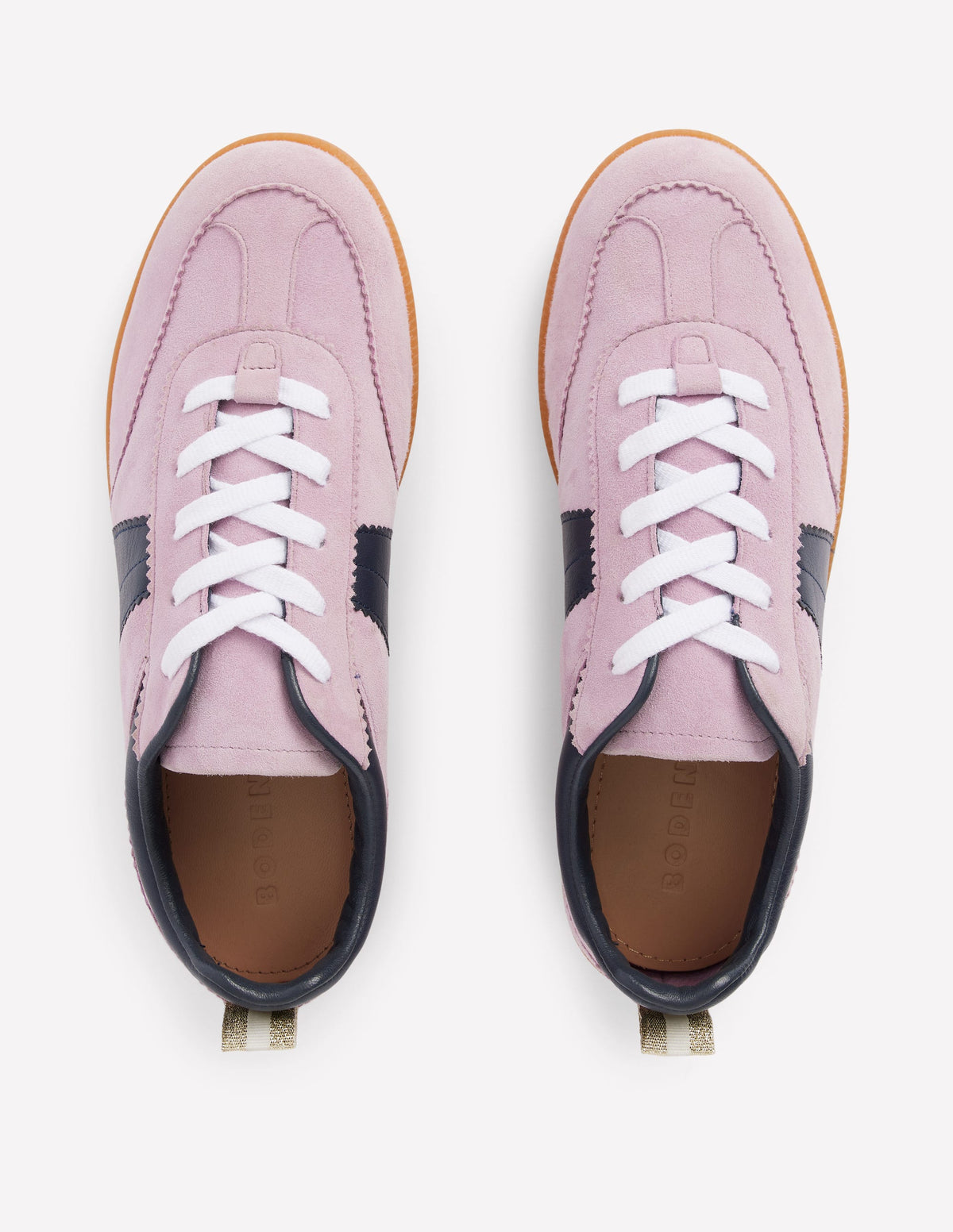 Tennis rétro Erin-Mauve vintage/bleu marine-5