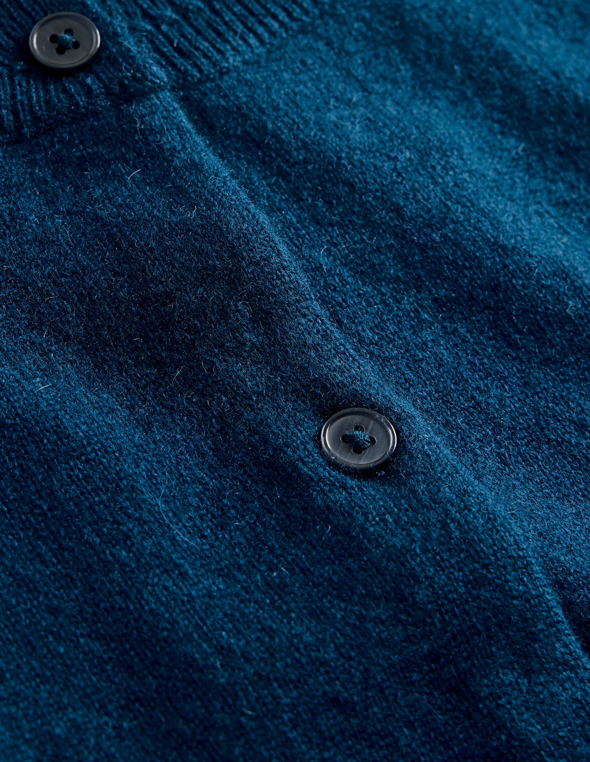 Eva Kaschmir-Strickjacke mit Rundhalsausschnitt-Hafenblau - Image 6