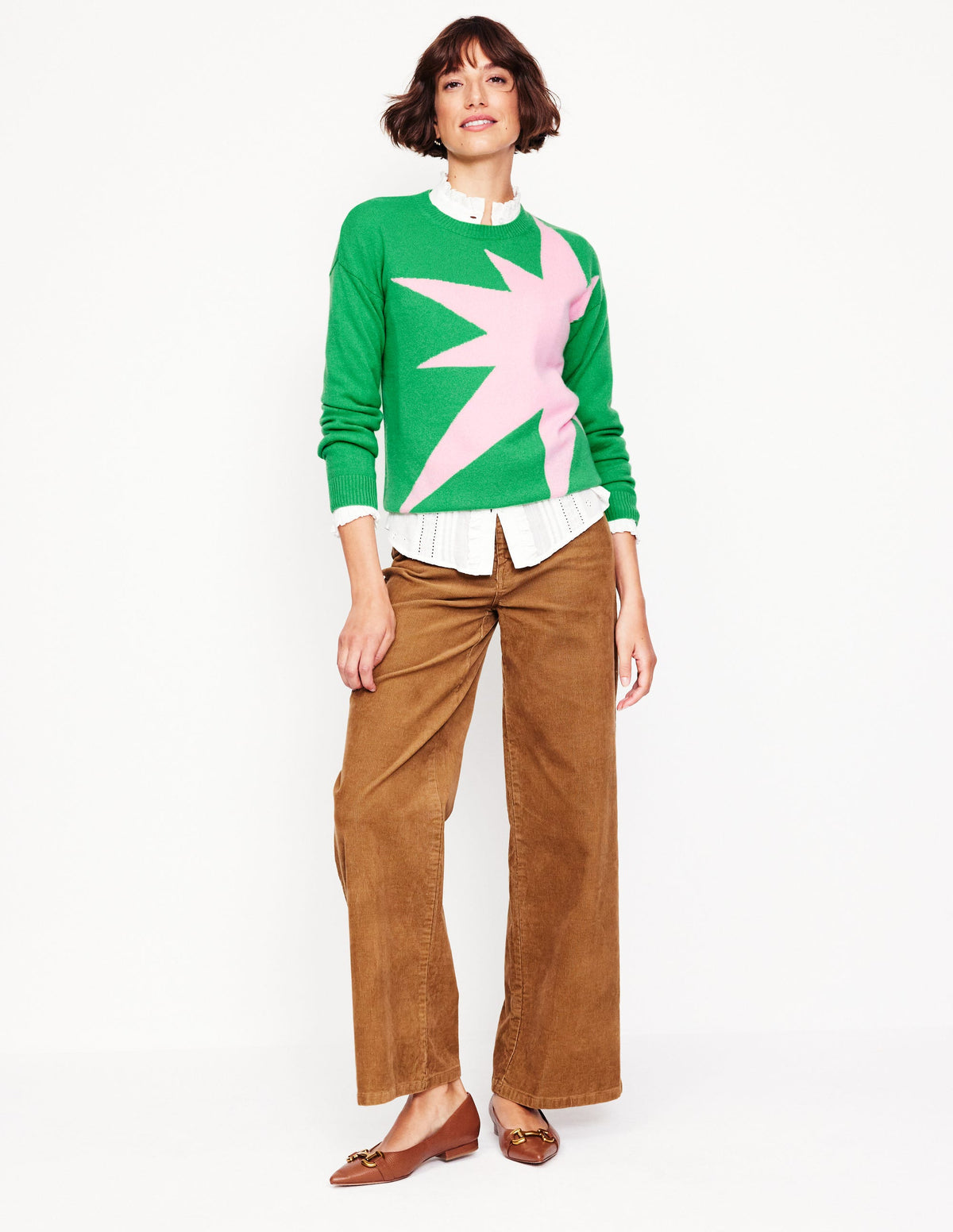 Lydia Cashmere Jumper-Bright Green, Boom-6