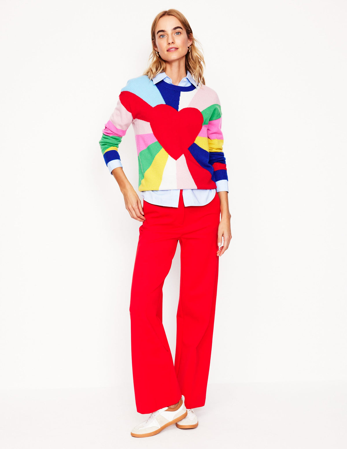 Lydia Kaschmirpullover-Bunt, Herzspektrum - Image 6