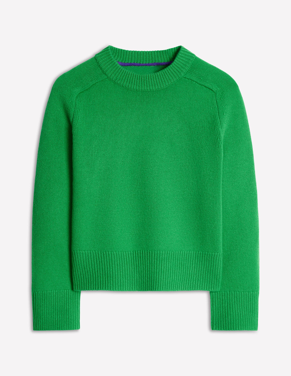 Wide Sleeve Cashmere Jumper-Bright Green-5