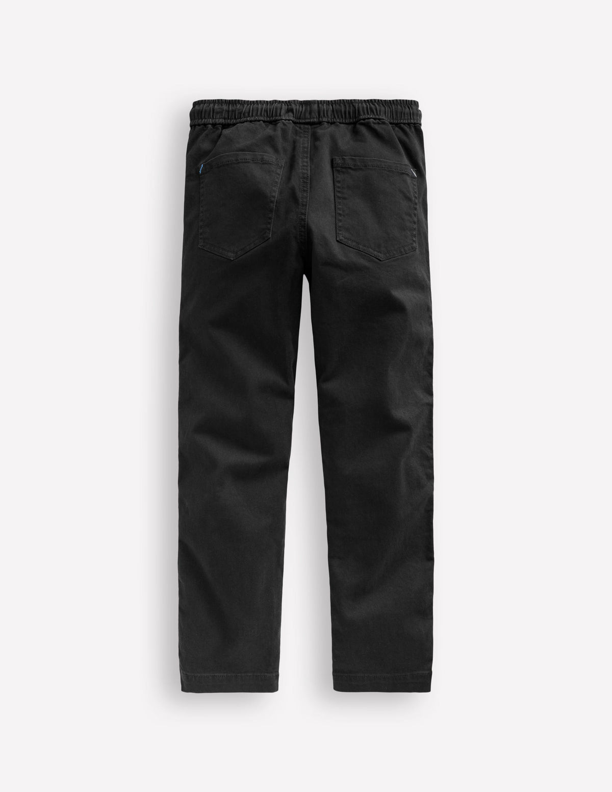 Pantalon slim à enfiler-Noir-2