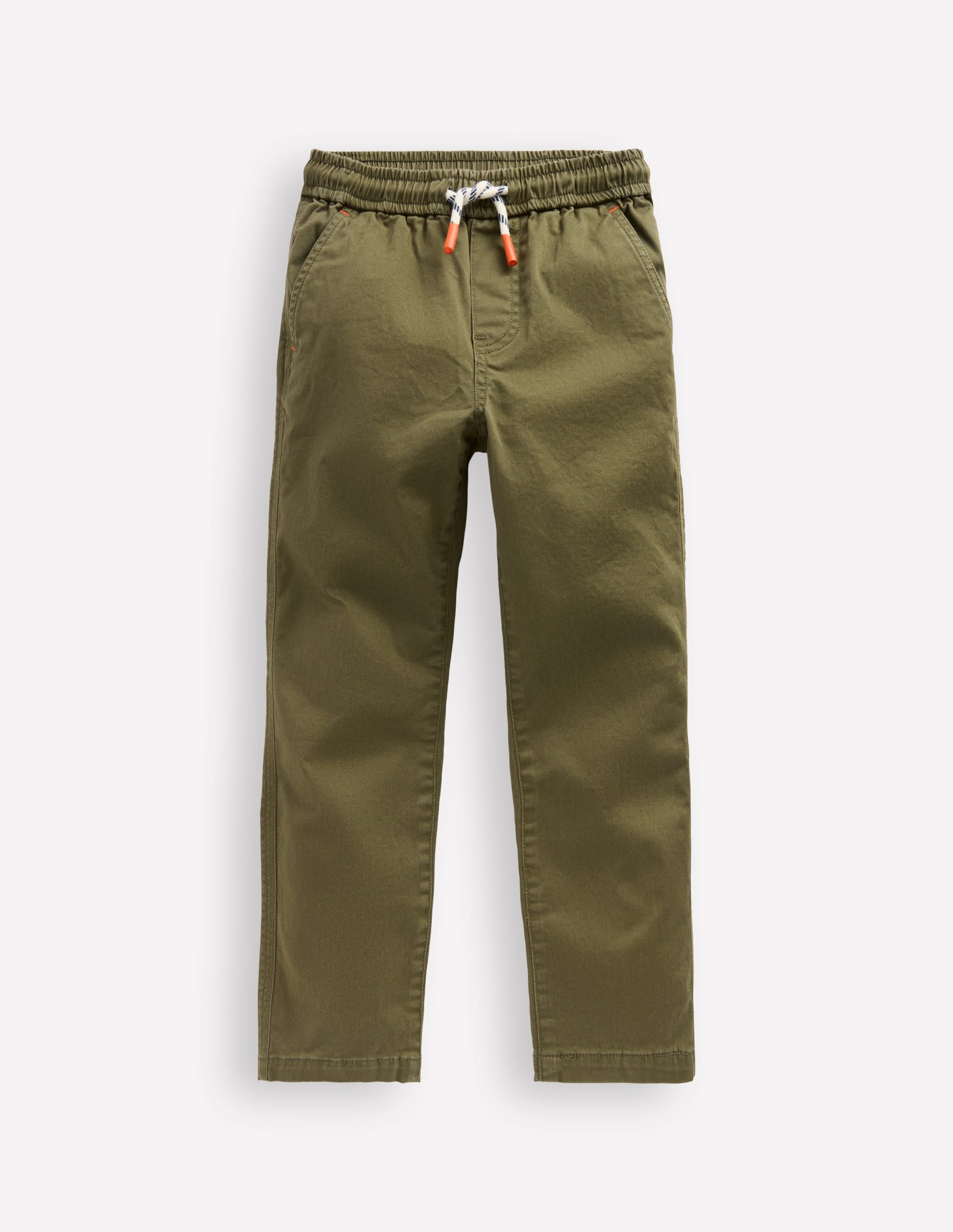 Schmal geschnittene Hose zum Hineinschlüpfen-Waldgrün - Image 1