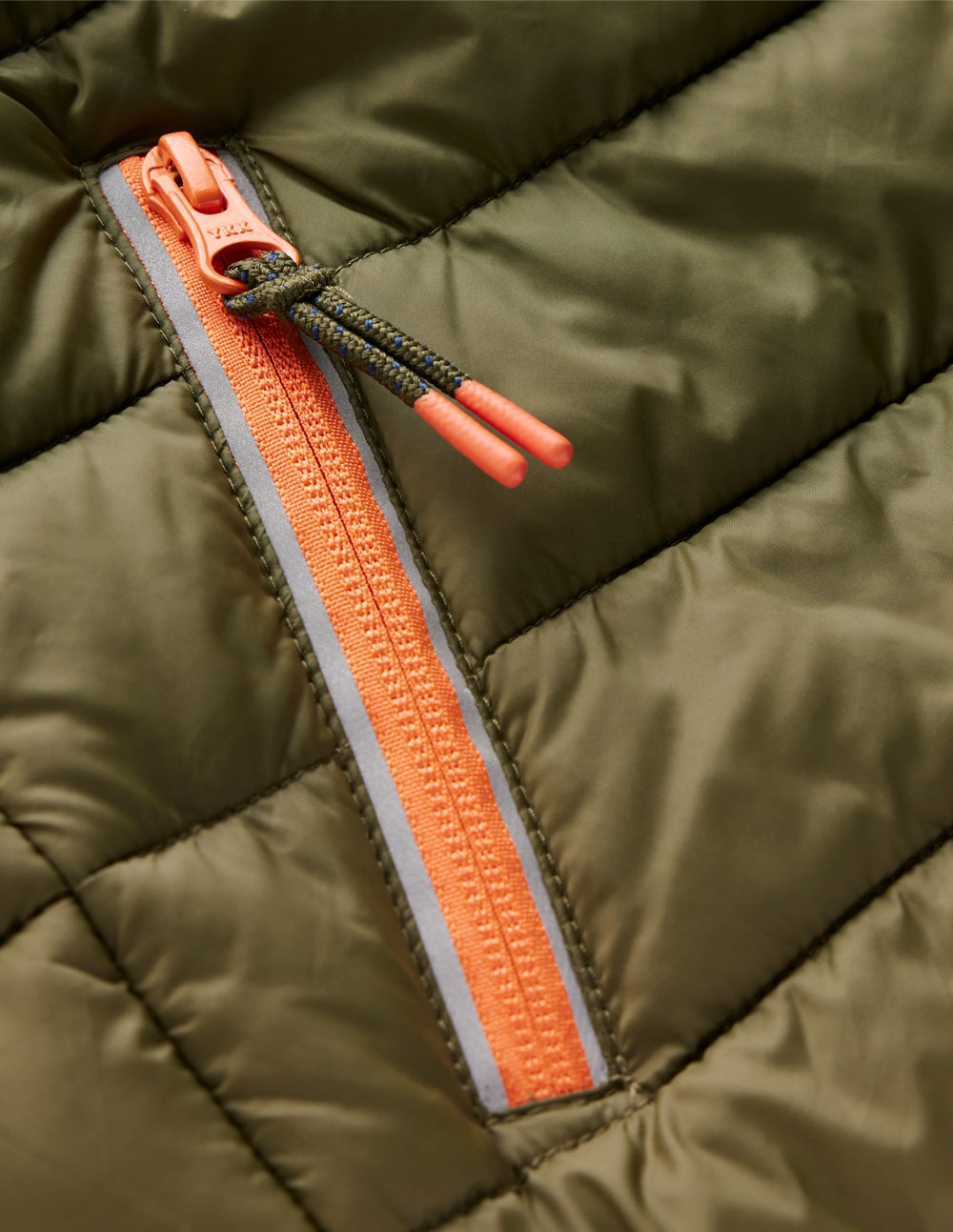 Pack-away Padded Jacket-Woodland Green - Image 3