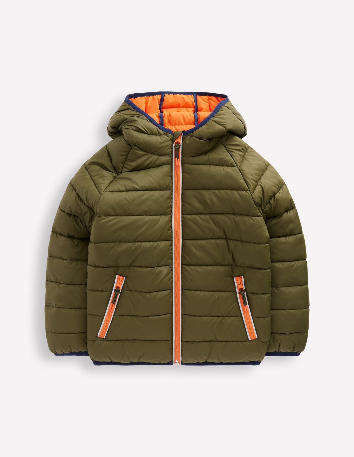 Pack-away Padded Jacket-Woodland Green-1