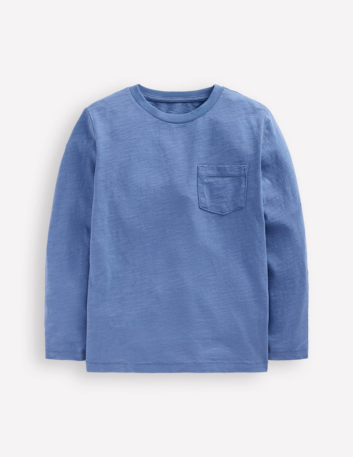 Langärmliges T-Shirt für den Alltag-Flussblau - Image 3