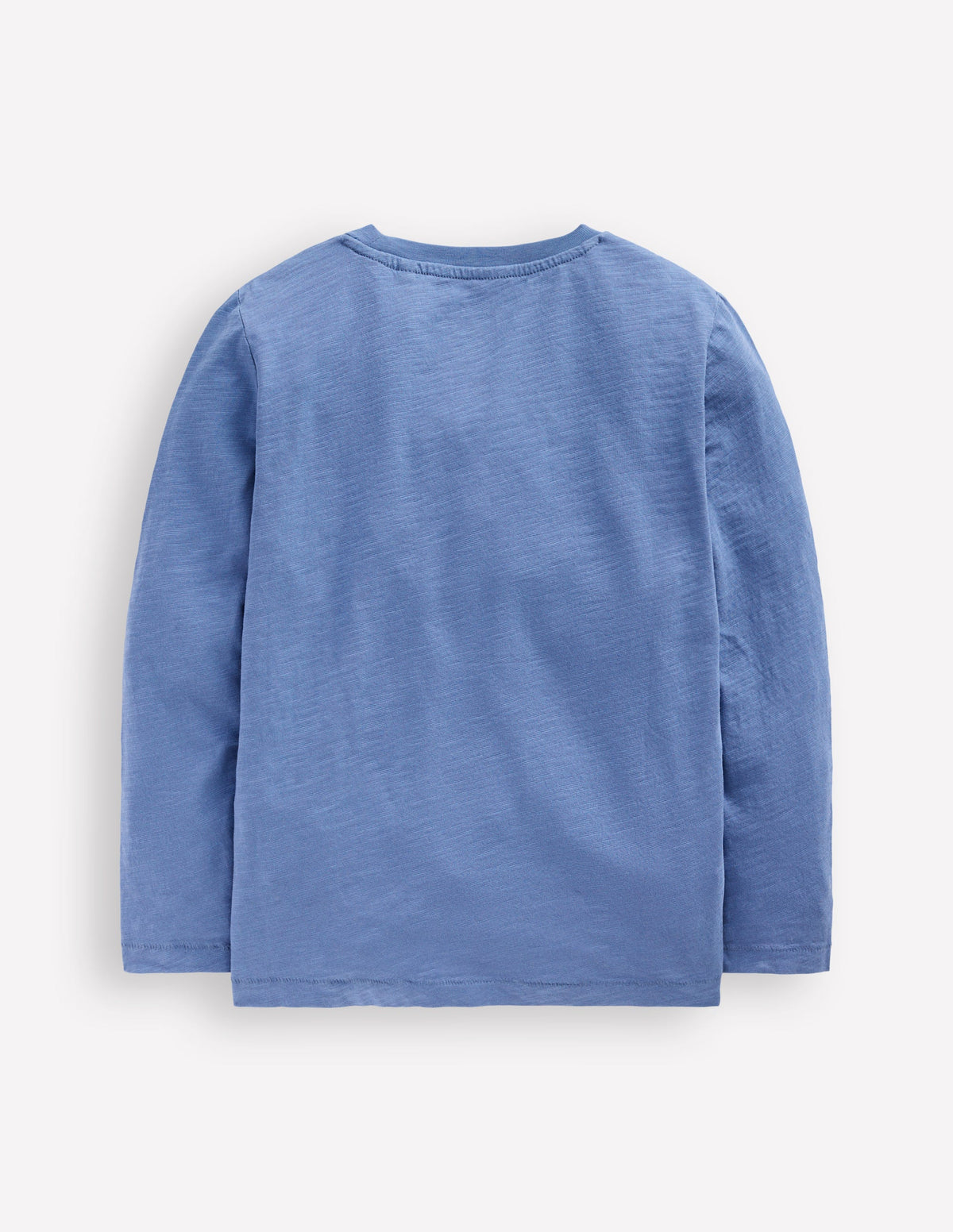 Langärmliges T-Shirt für den Alltag-Flussblau-4
