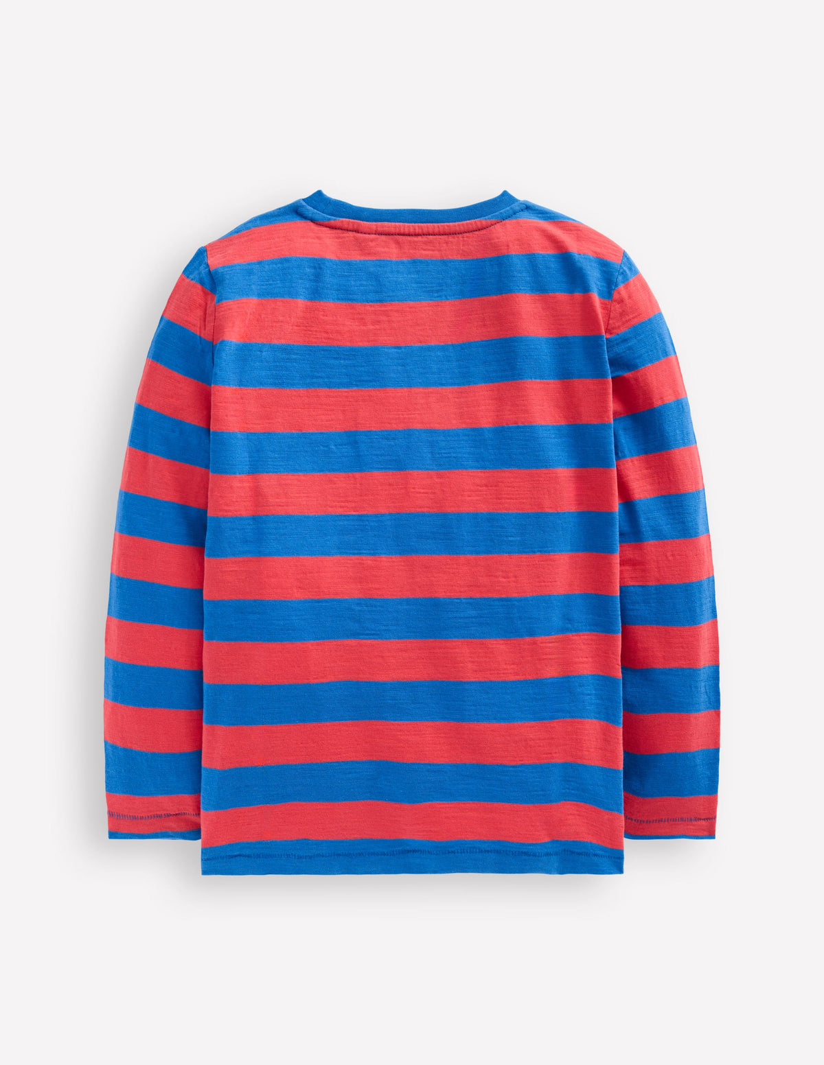 Everyday Long Sleeve T-Shirt-Kingfisher Blue/ Jam Red - Image 5