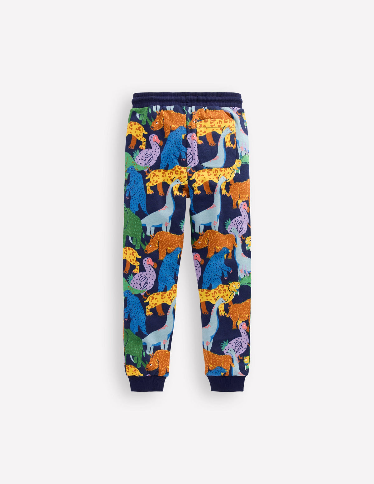 Printed Comfy Joggers-Prehistoric Animals-2