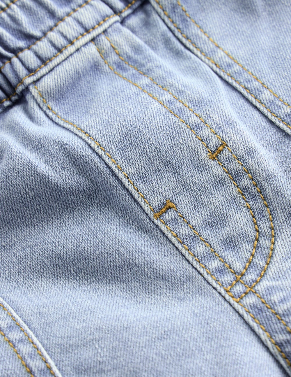 Pull-on Jeans-Light Wash-3