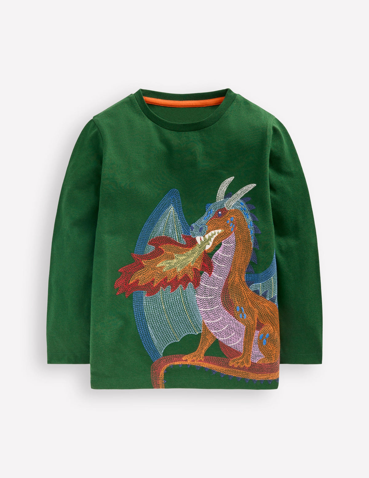 Superstitch Long Sleeve Top-Shady Green Dragon - Image 1