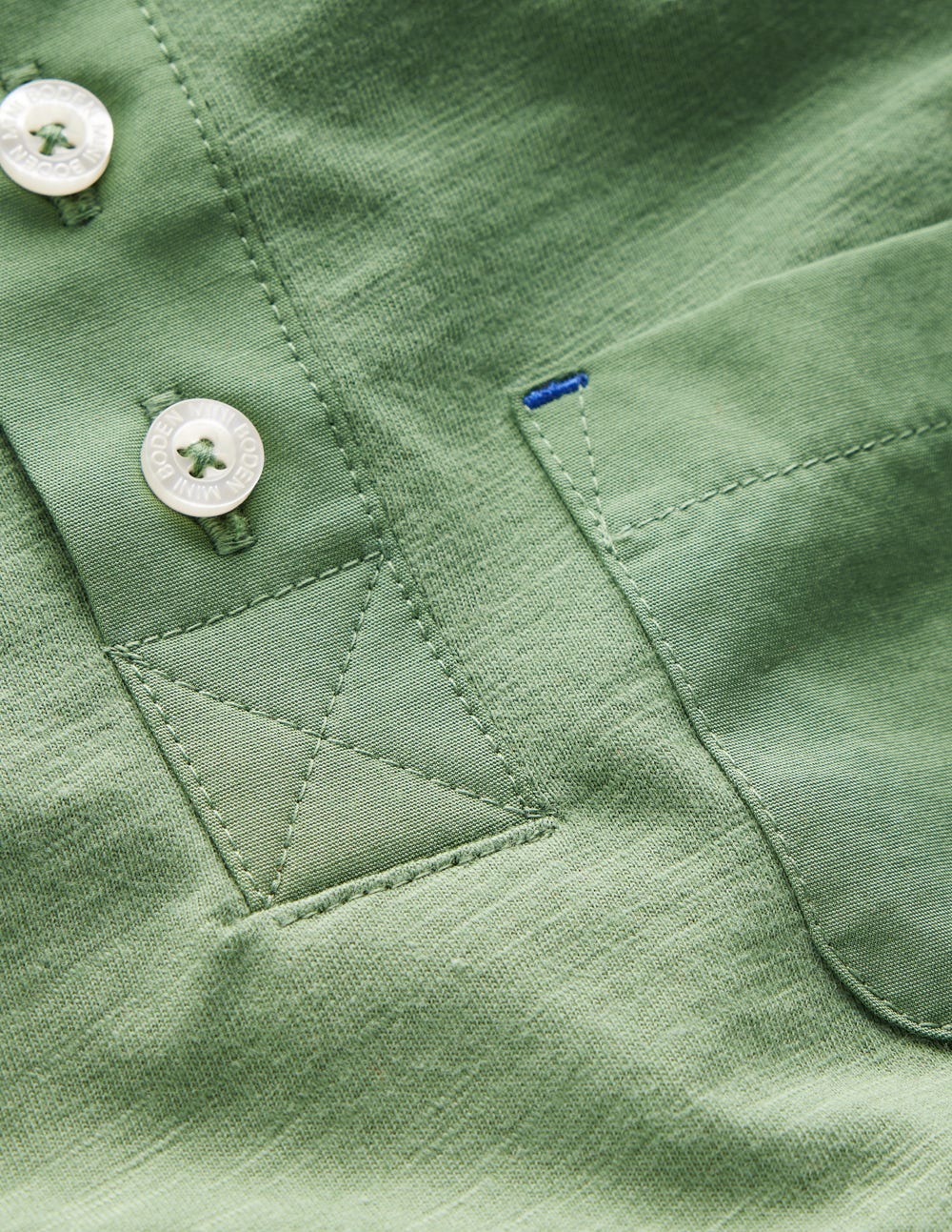 Everyday Henley T-shirt-Newt Green - Image 6