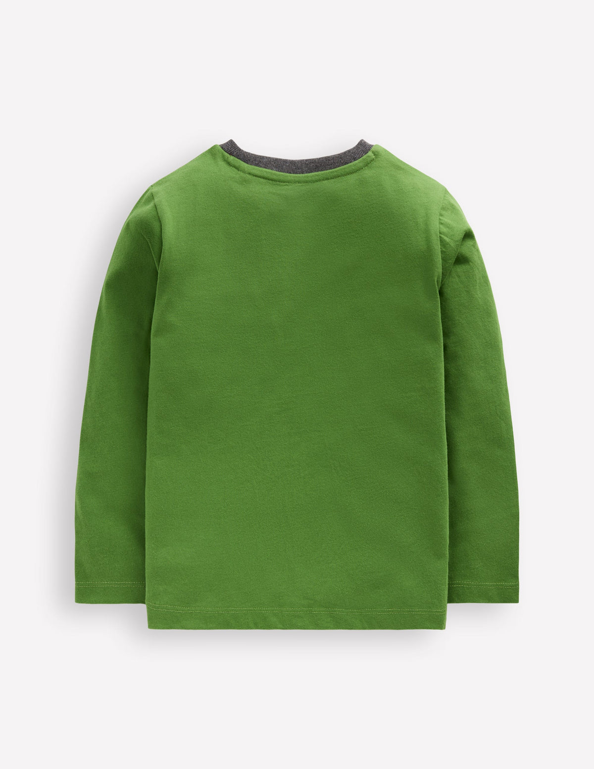 Star Appliqué T-shirt-Broccoli Green Star - Image 5