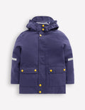 Wasserdichte Fischerjacke-Schuluniform-Marineblau