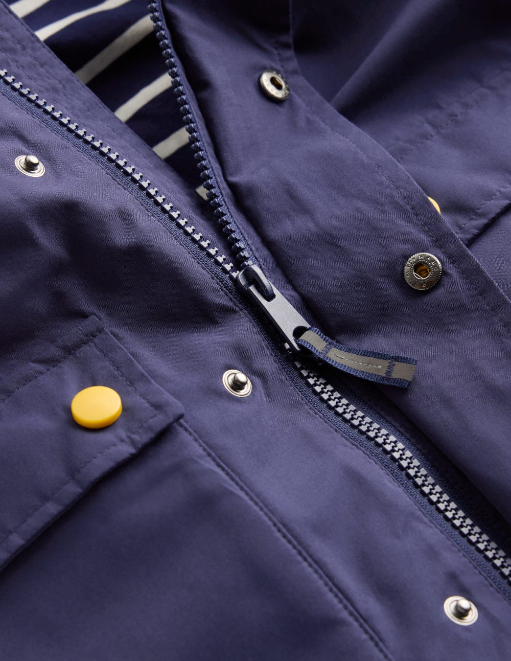 Wasserdichte Fischerjacke-Schuluniform-Marineblau-3