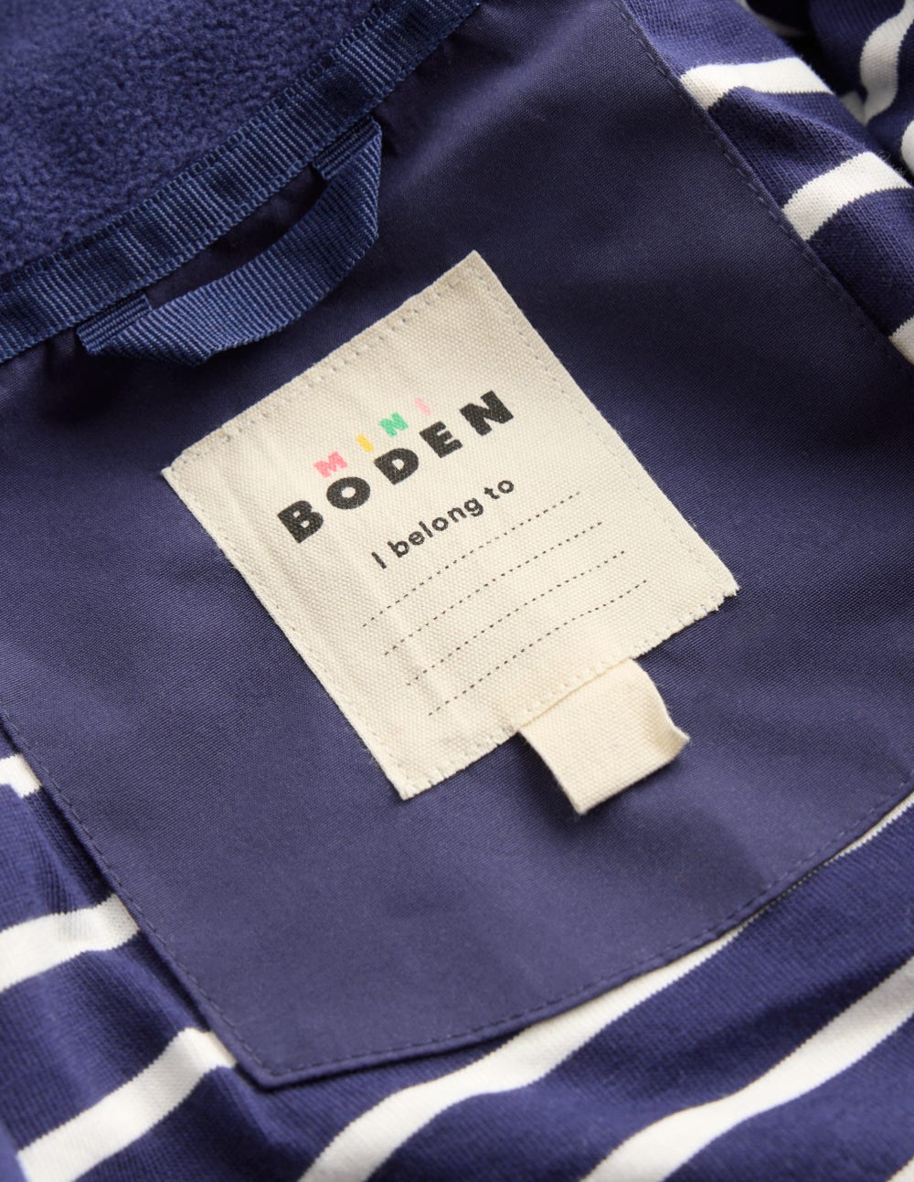 Wasserdichte Fischerjacke-Schuluniform-Marineblau - Image 4