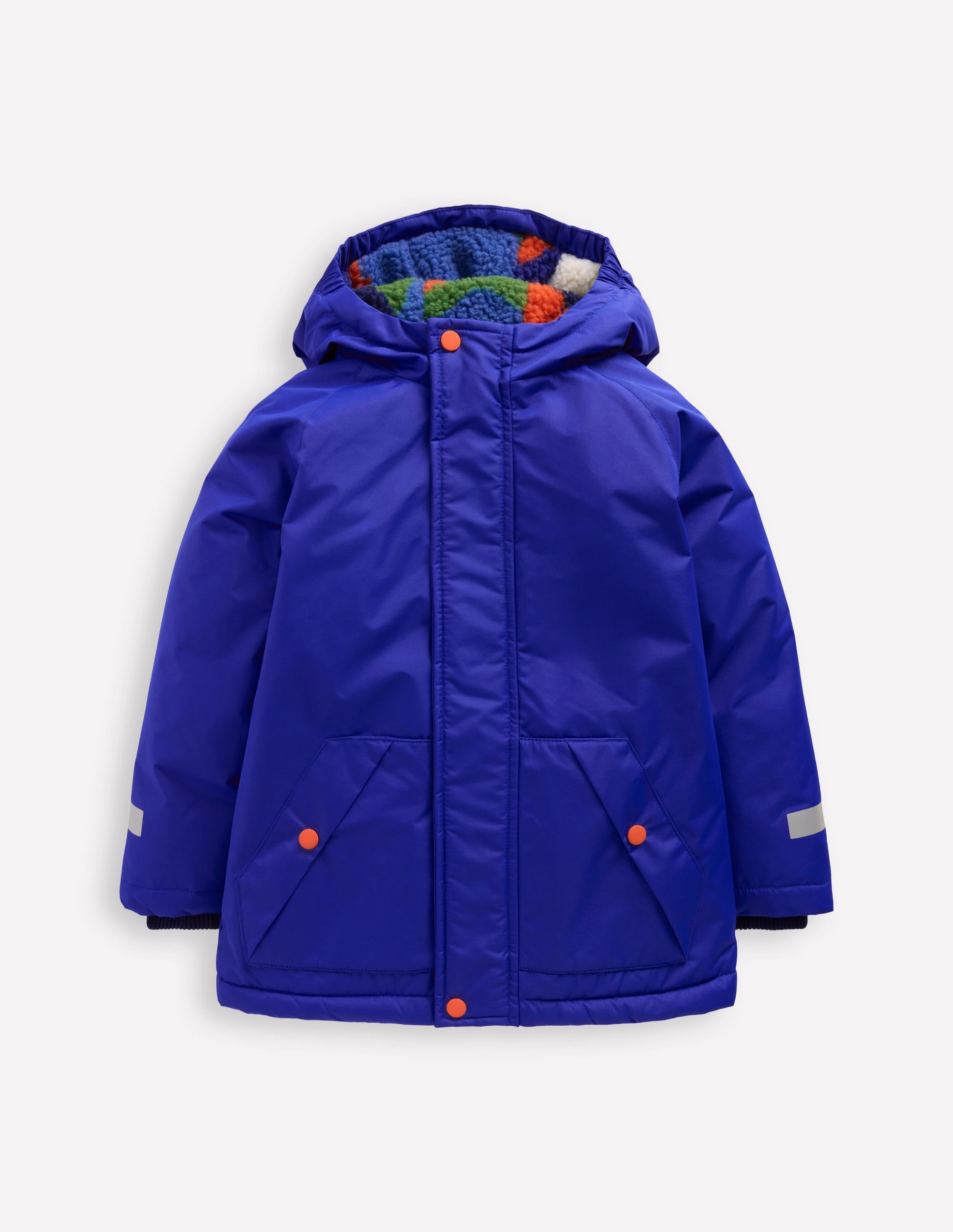 Anorak mit Teddyfellfutter-Blau - Image 1