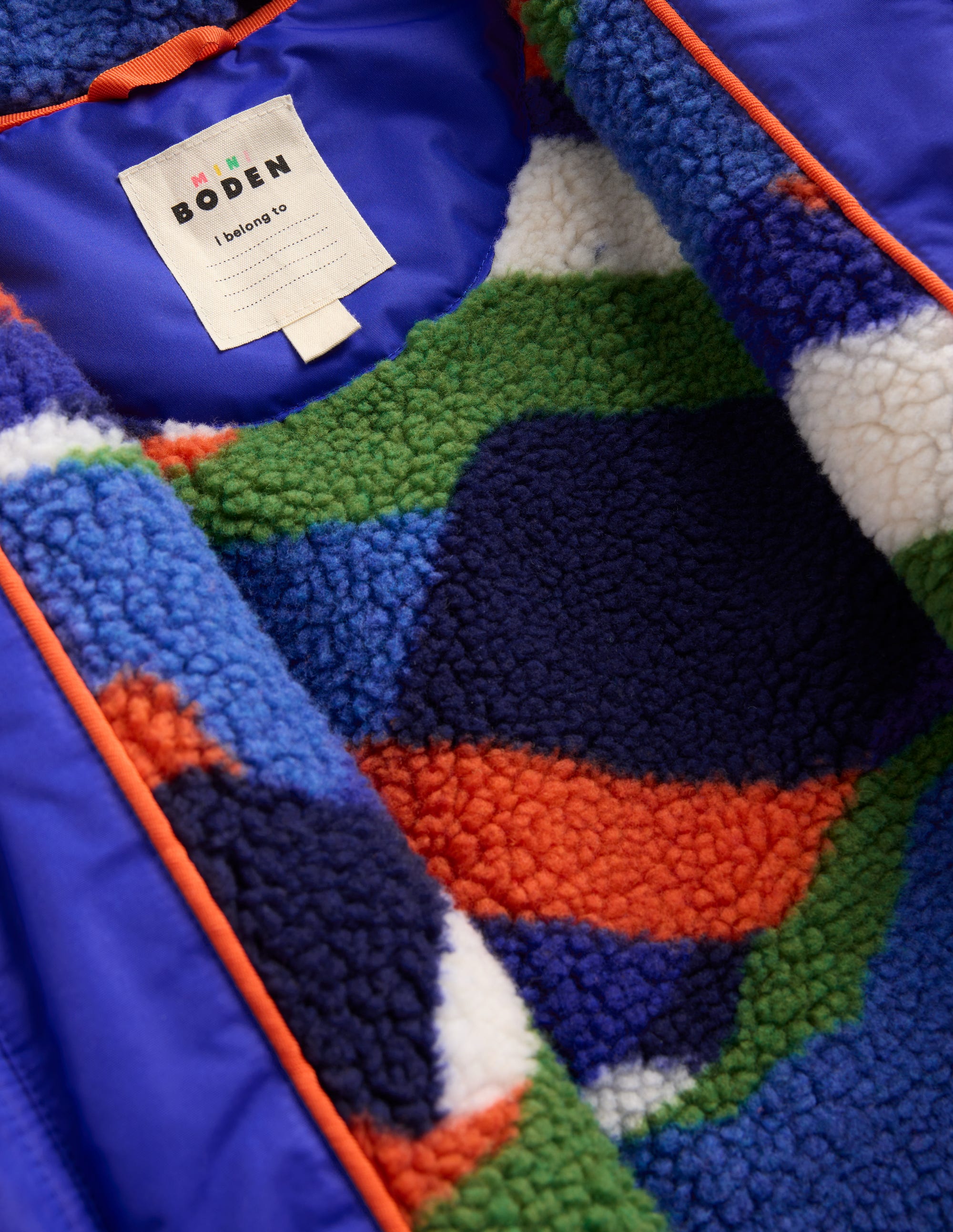 Anorak mit Teddyfellfutter-Blau - Image 5