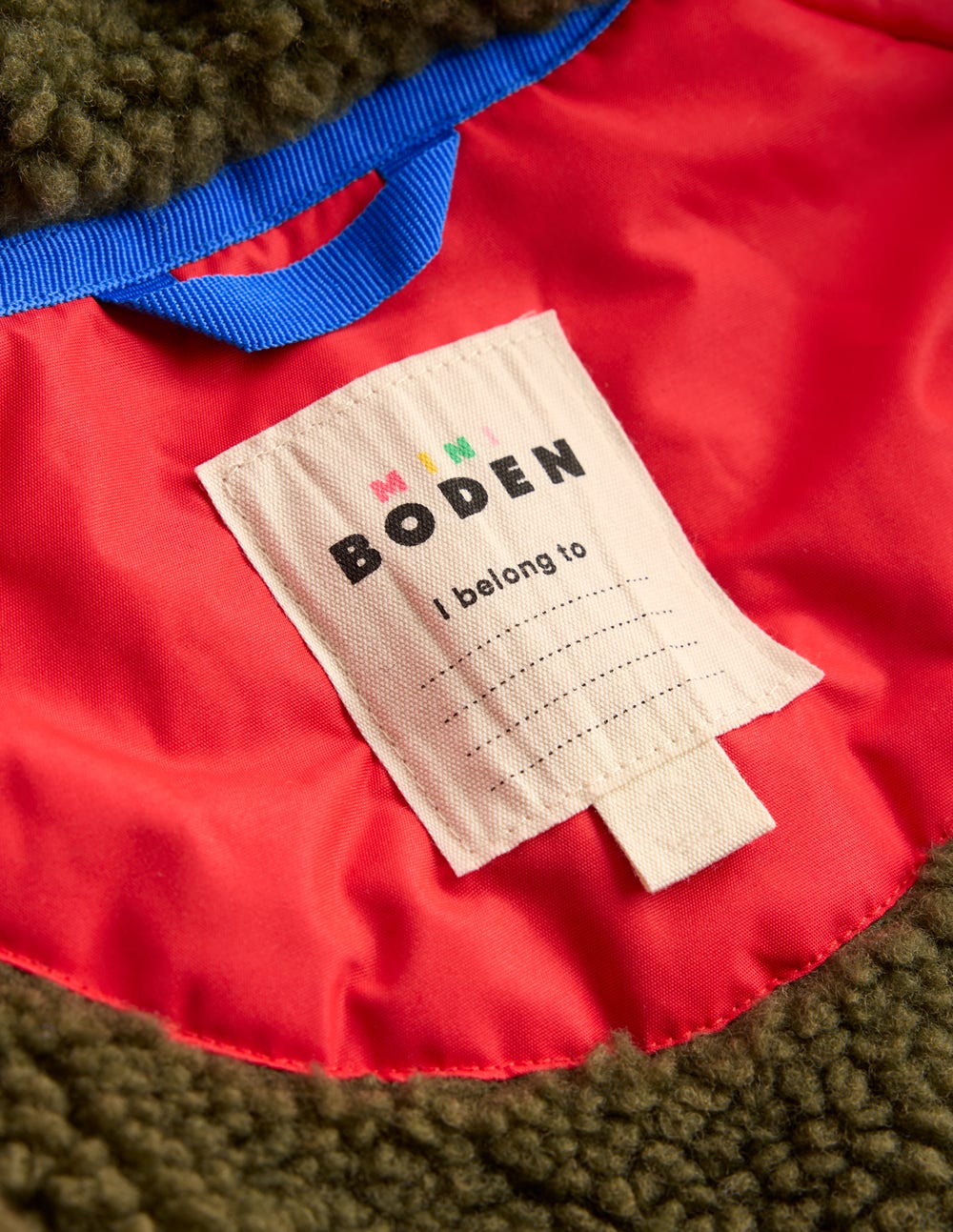 Anorak mit Teddyfellfutter-ROT-4
