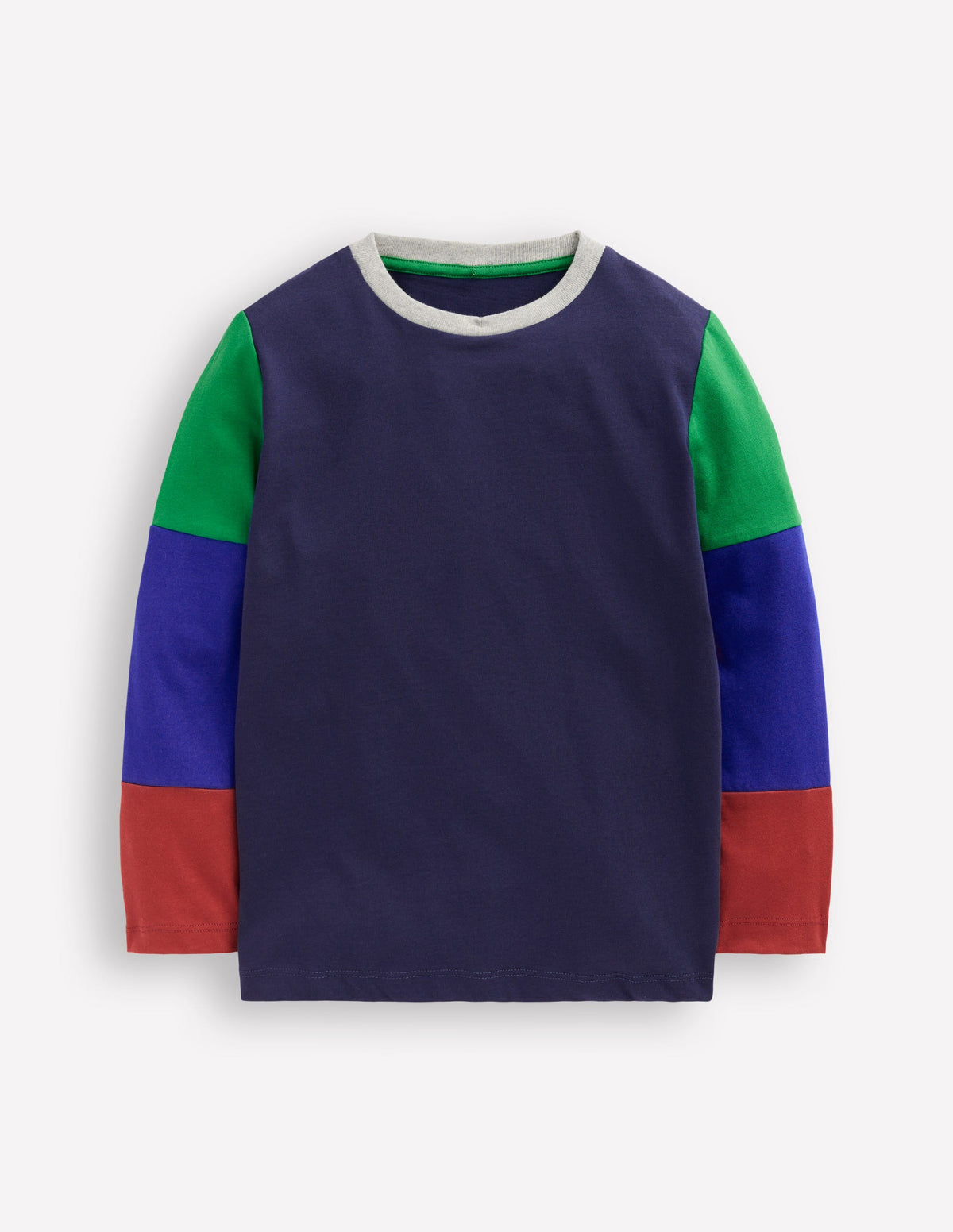 Kuddelmuddel-Langarmshirt-Schuluniform-Marineblau - Image 1